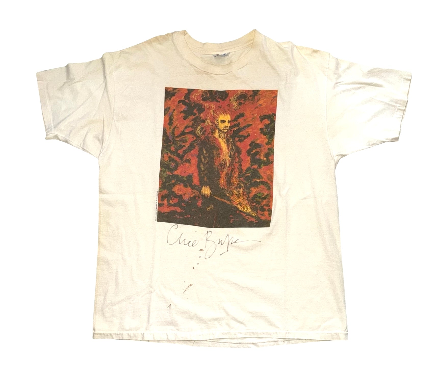 Vintage Clive Barker The Arsonist (Signed) 90's T-Shirt