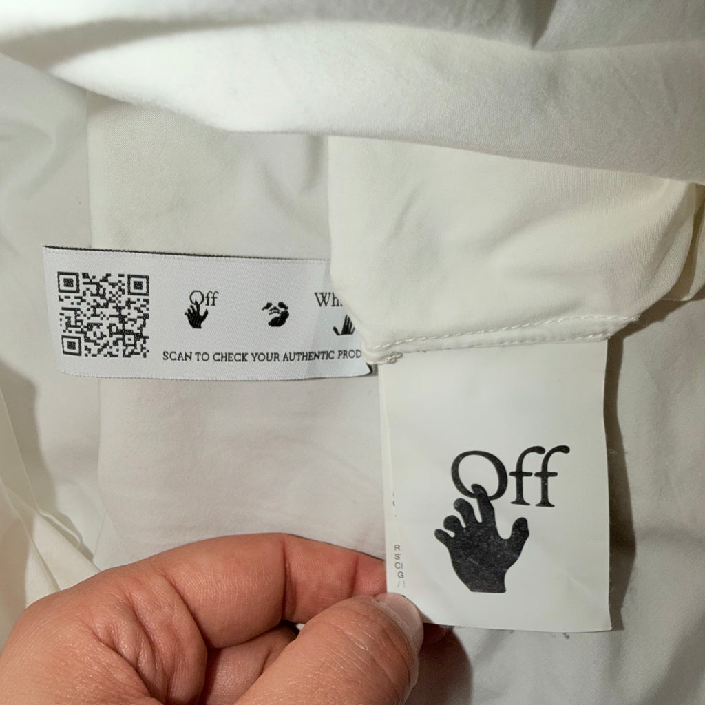 OFF-WHITE 2021 PLISSE SHIRT DRESS