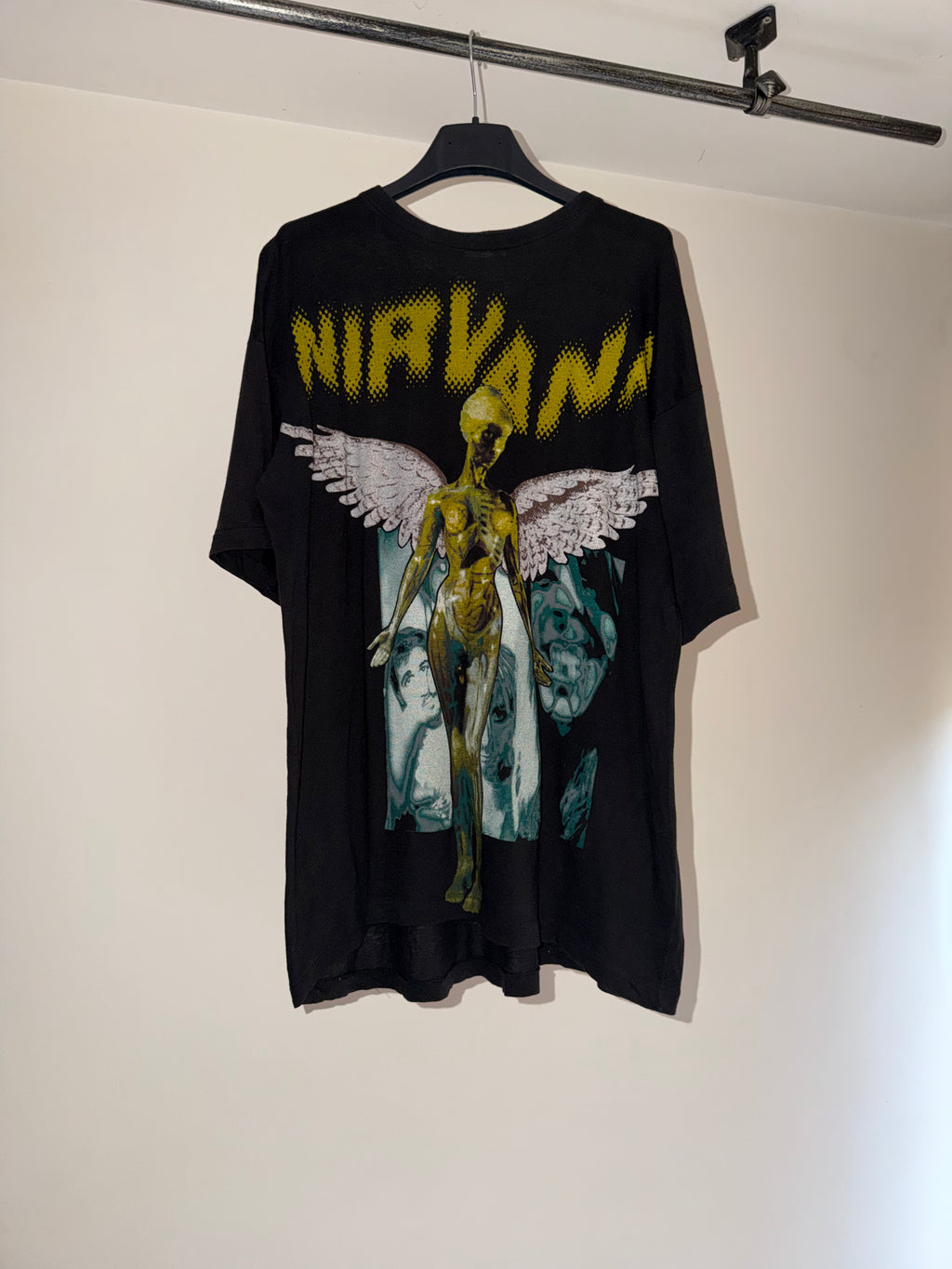 Vintage Nirvana 1994 Italian In Utero Tour T-Shirt