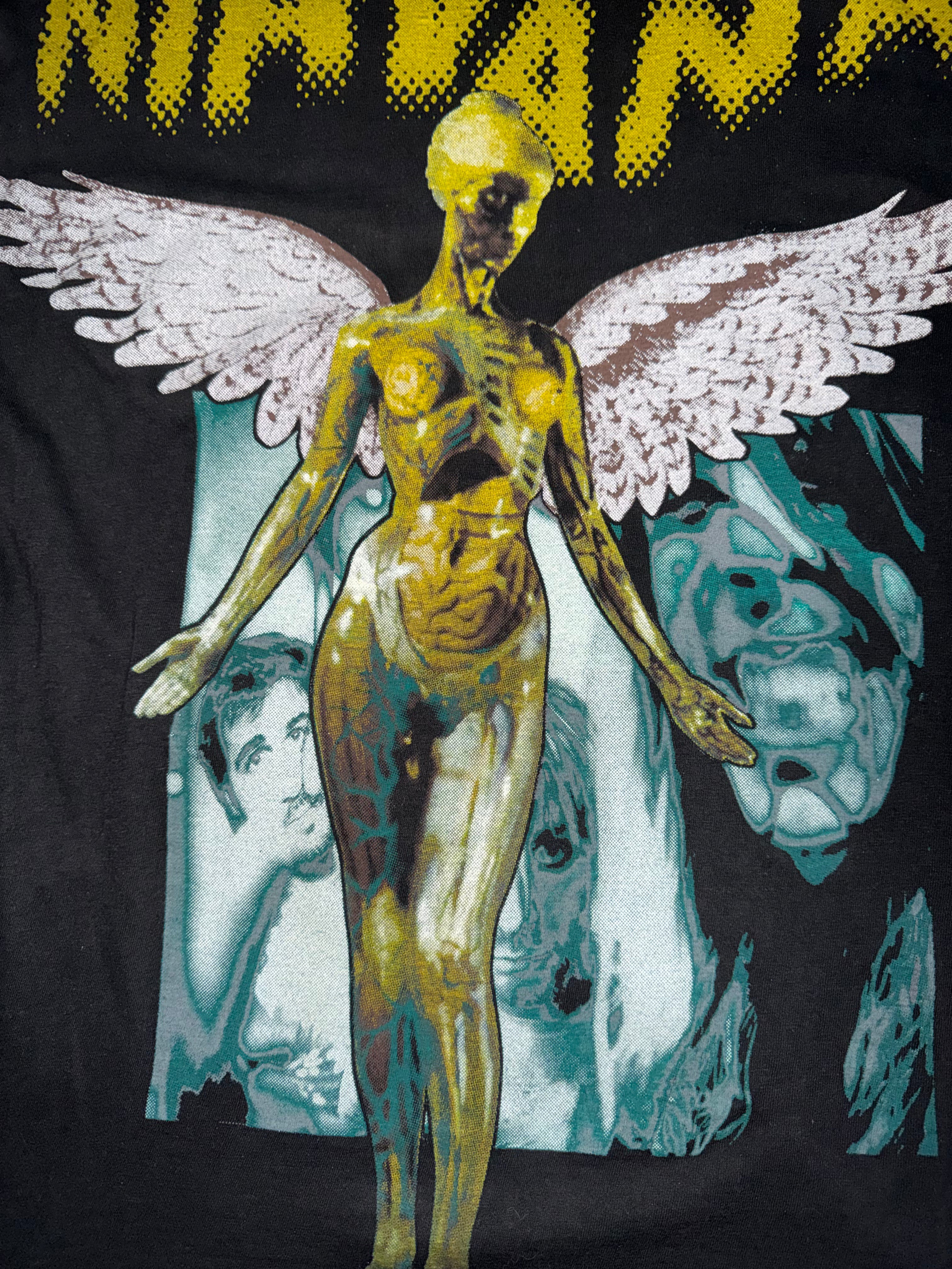 Vintage Nirvana 1994 Italian In Utero Tour T-Shirt