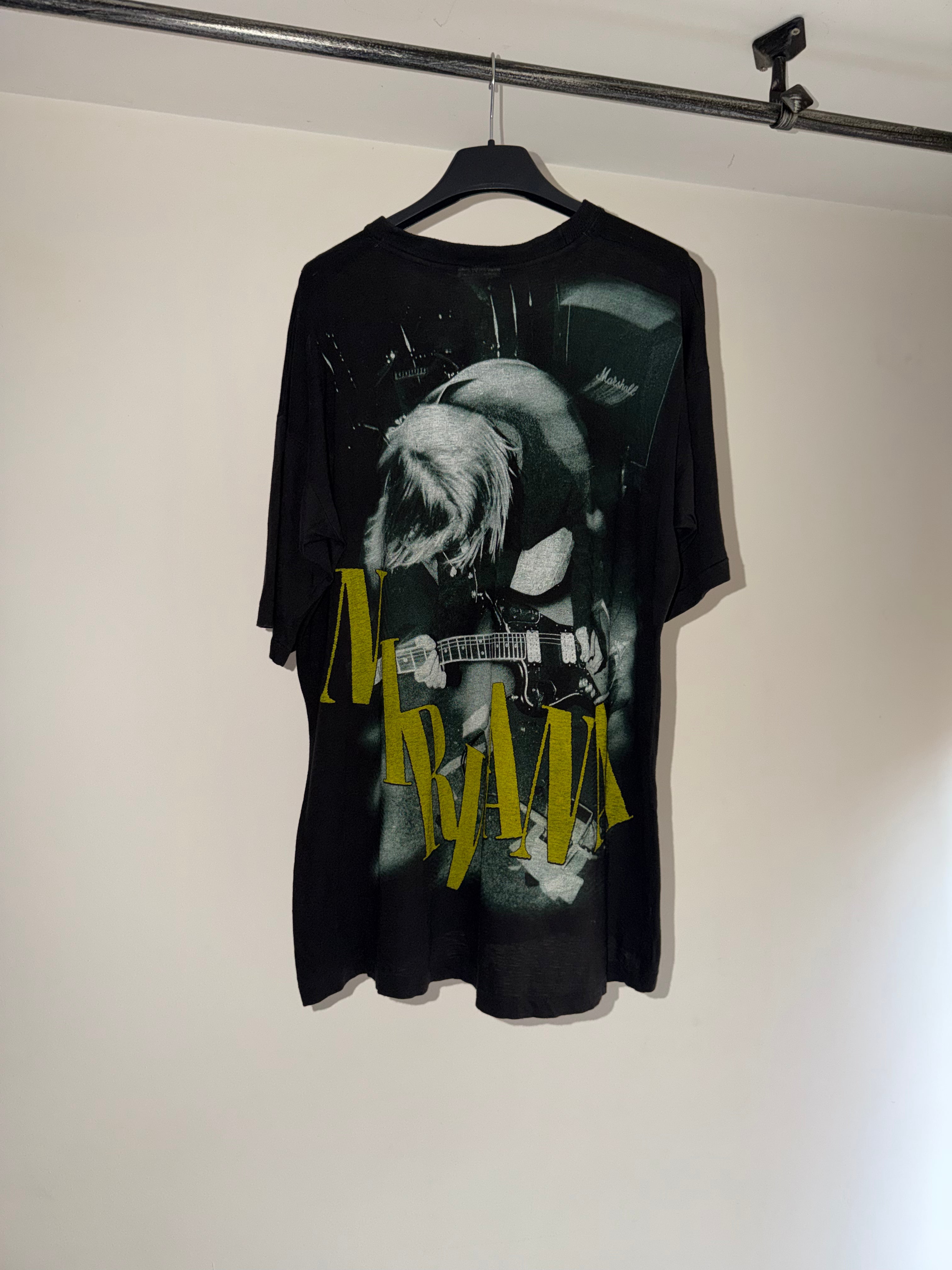 Vintage Nirvana 1994 Italian In Utero Tour T-Shirt