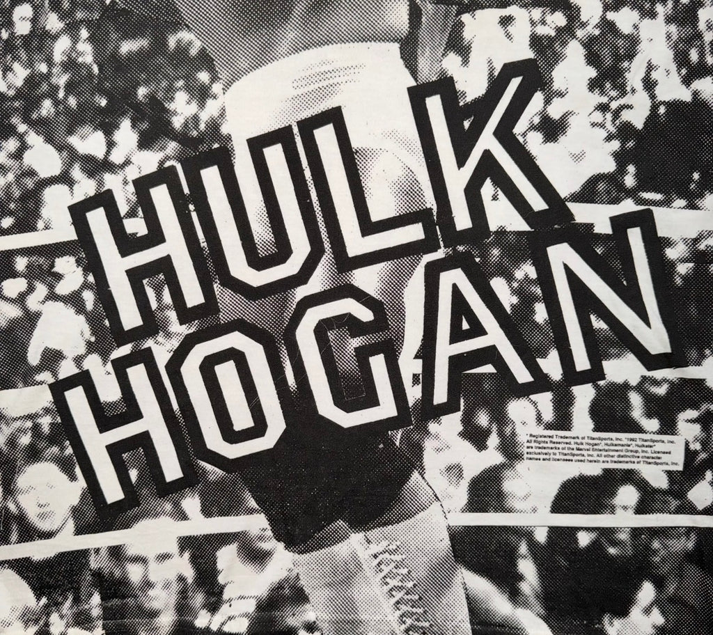 Vintage Hulk Hogan all over print 90's T-Shirt