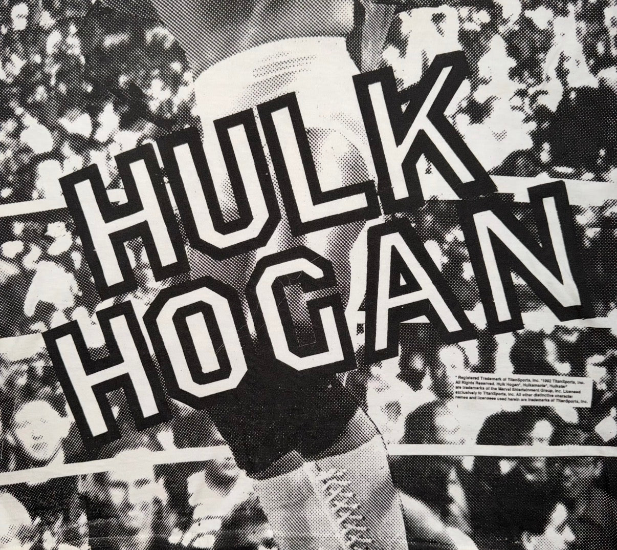 Vintage Hulk Hogan all over print 90's T-Shirt