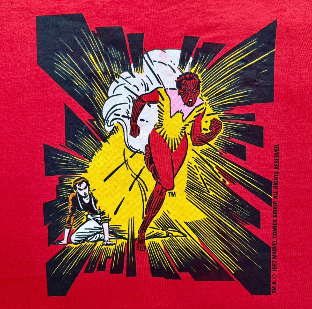 Vintage Phoenix Rachel Summers Marvel 80's T-Shirt