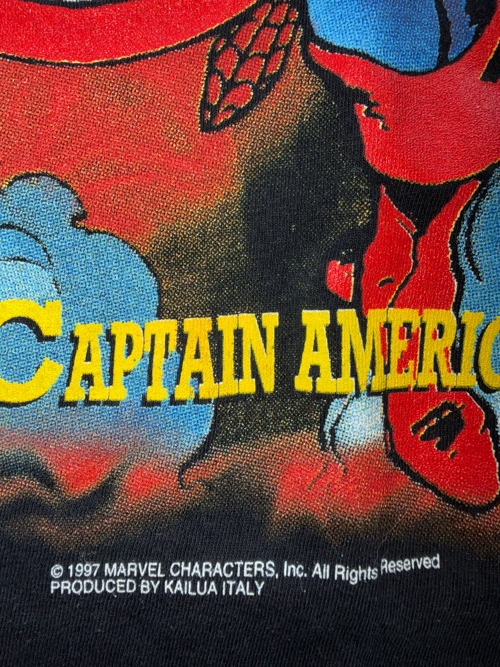 Vintage Spiderman Captain America Kailua 90s T-Shirt