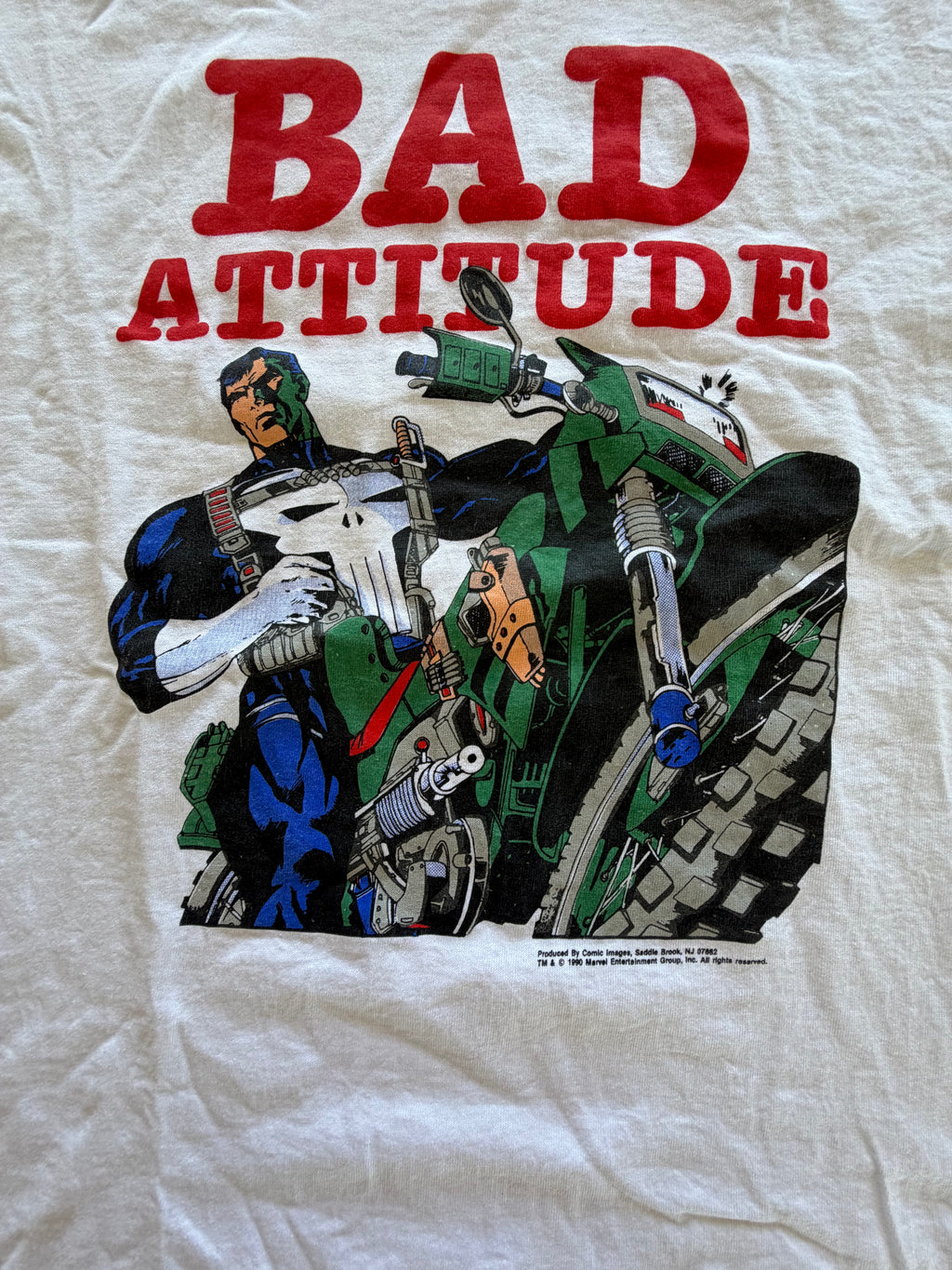 Vintage Bad Attitude The Punisher 90s T-Shirt