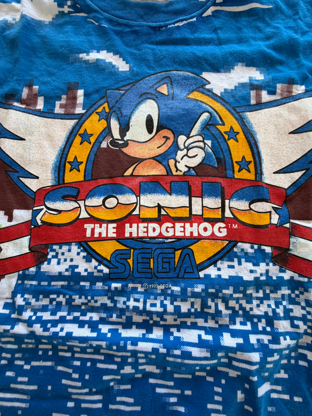 Vintage Sonic The Hedgehog 90s T-Shirt