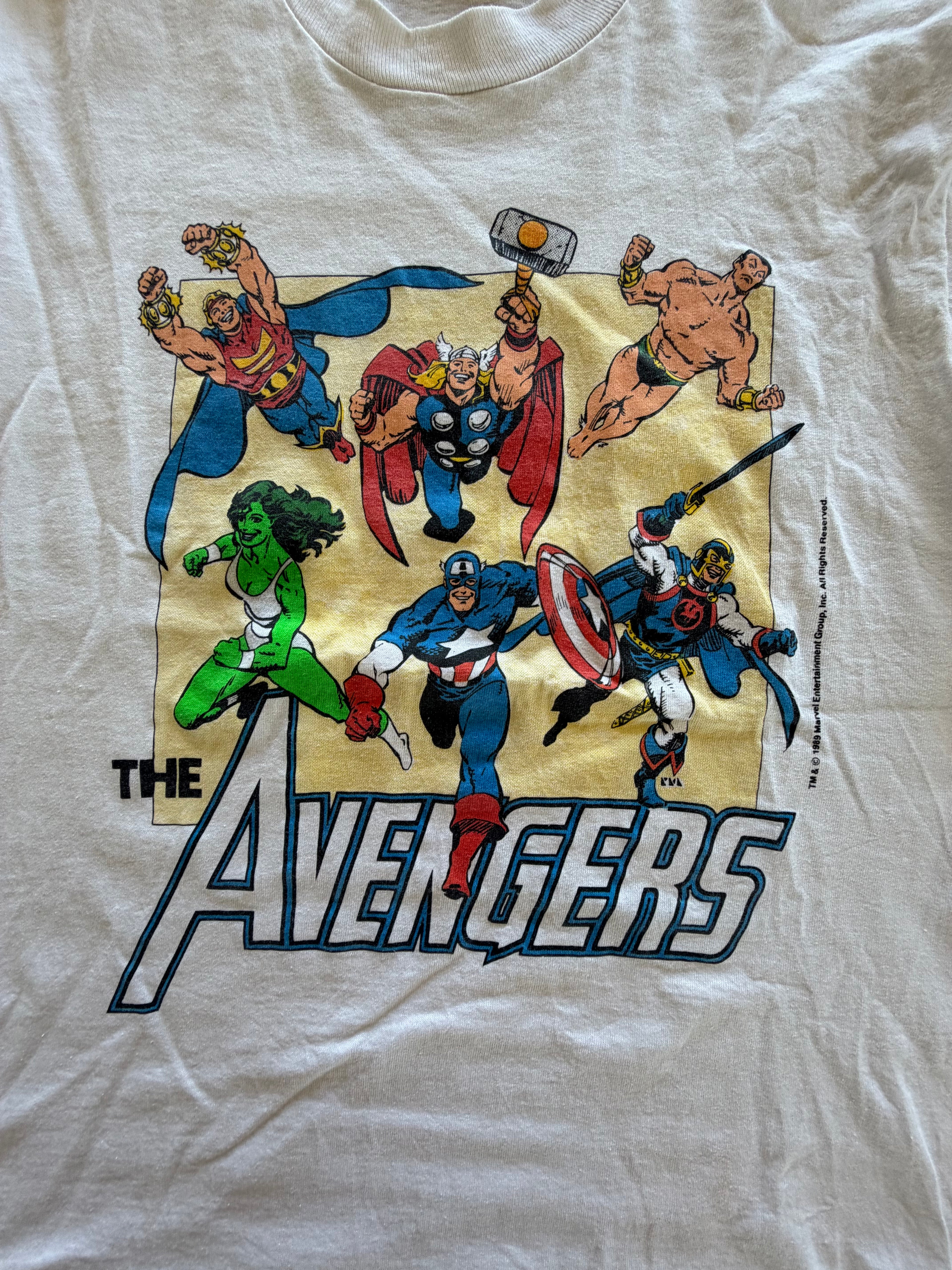 Vintage The Avengers Marvel 80s T-Shirt