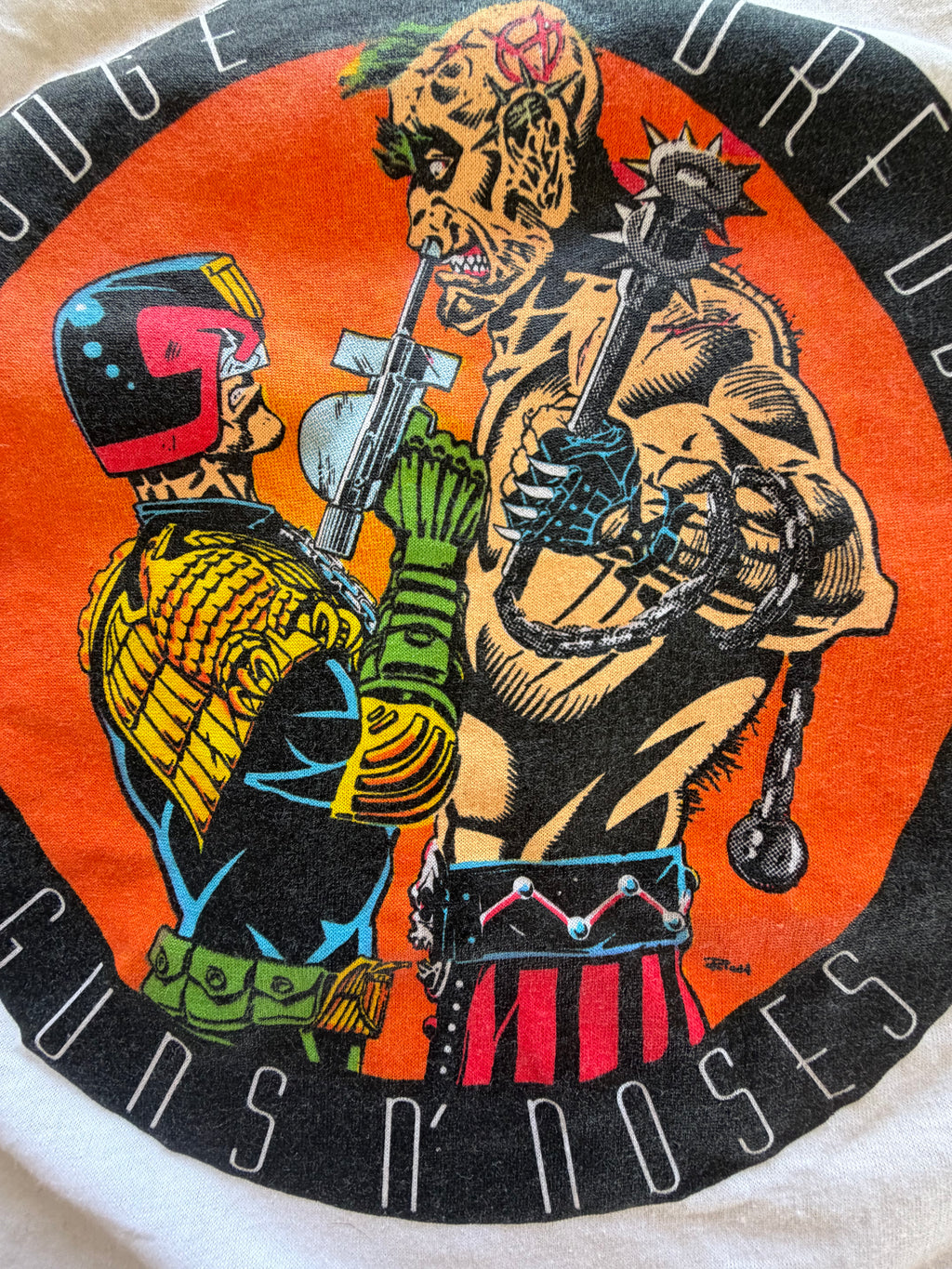 Vintage Judge Dredd Guns N' Noses 90s T-Shirt