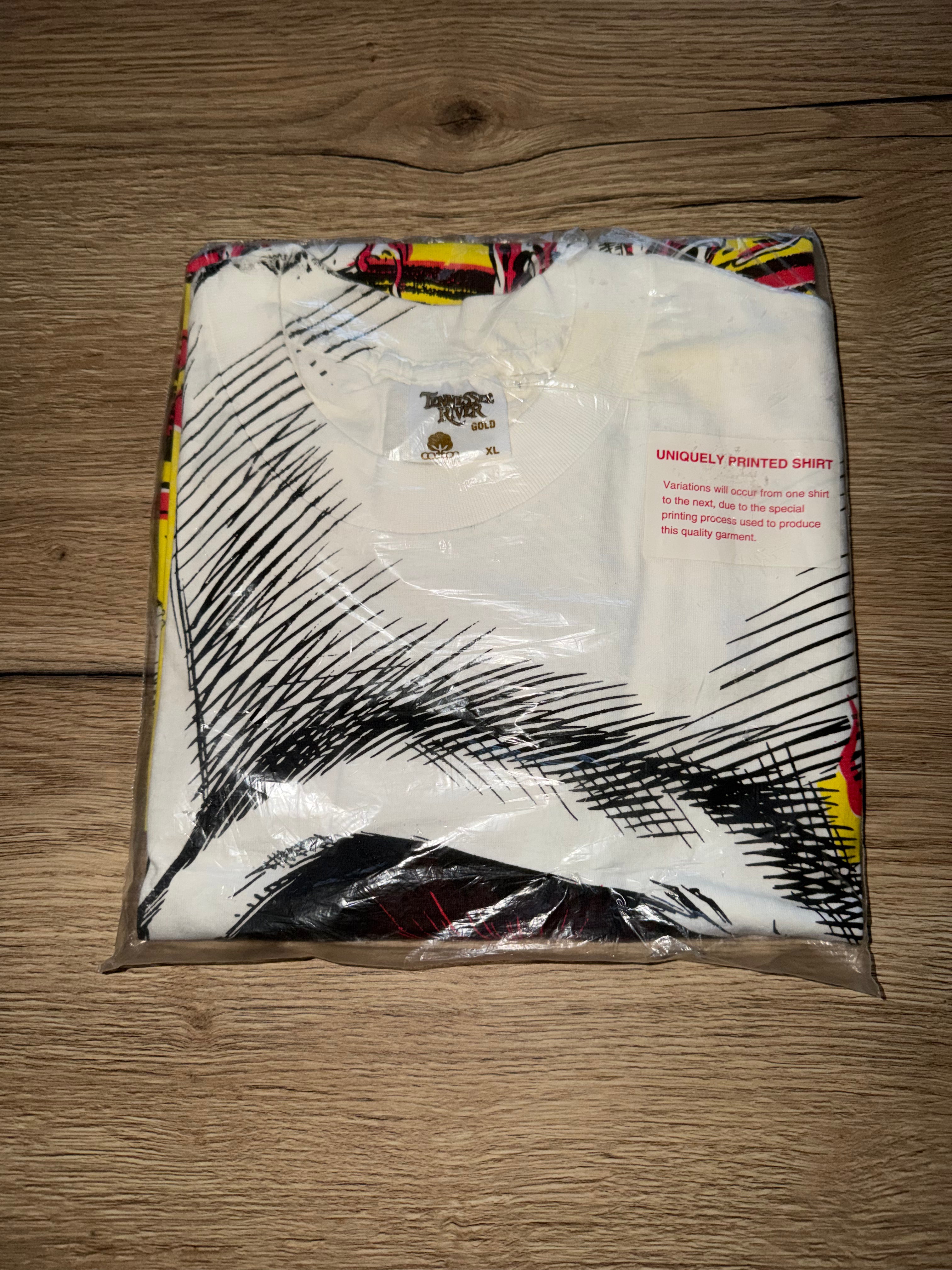 Vintage Ghost Rider Mega Print 90s XL Sealed T-Shirt