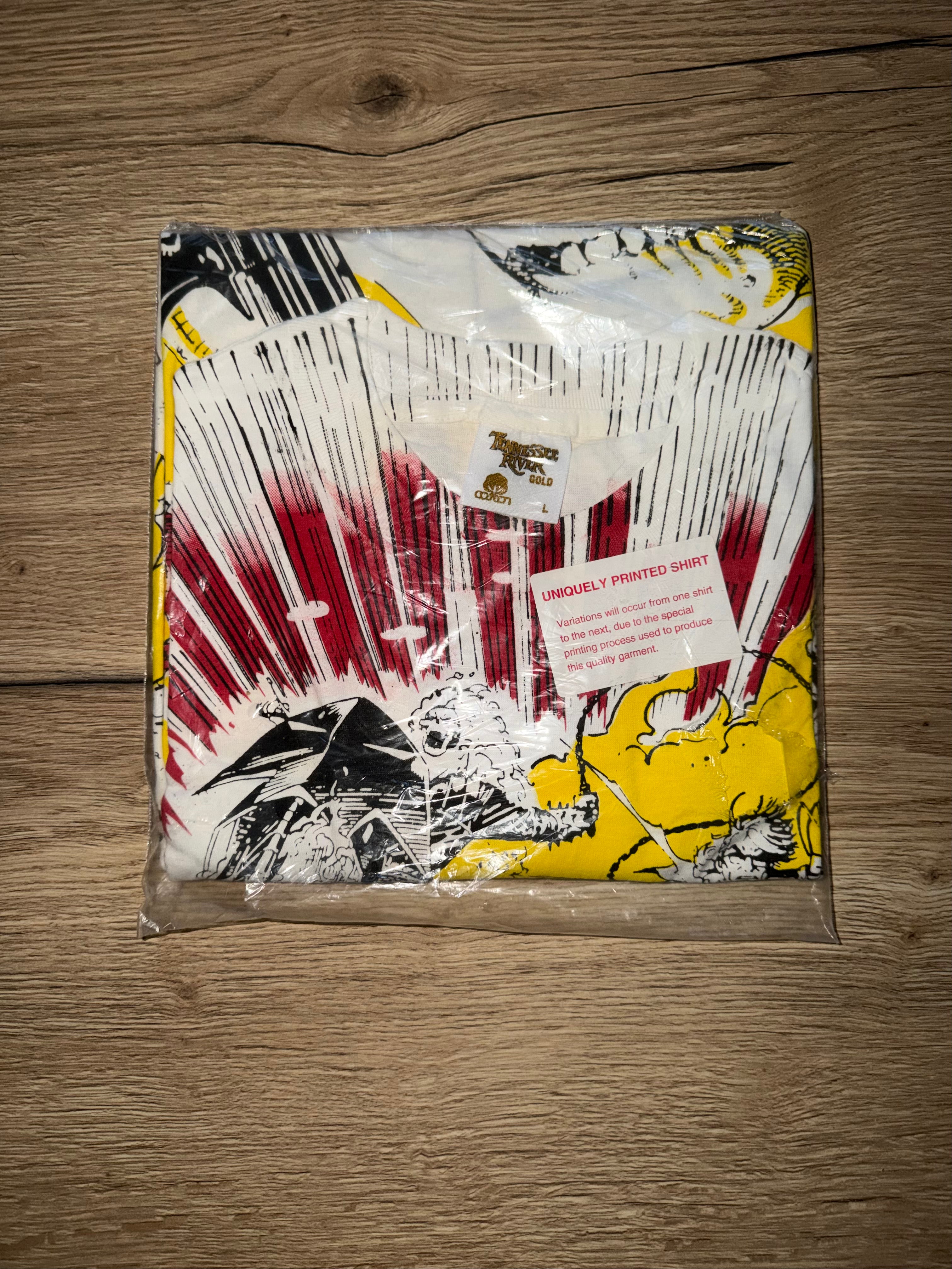 Vintage Ghost Rider Mega Print 90s Sealed T-Shirt