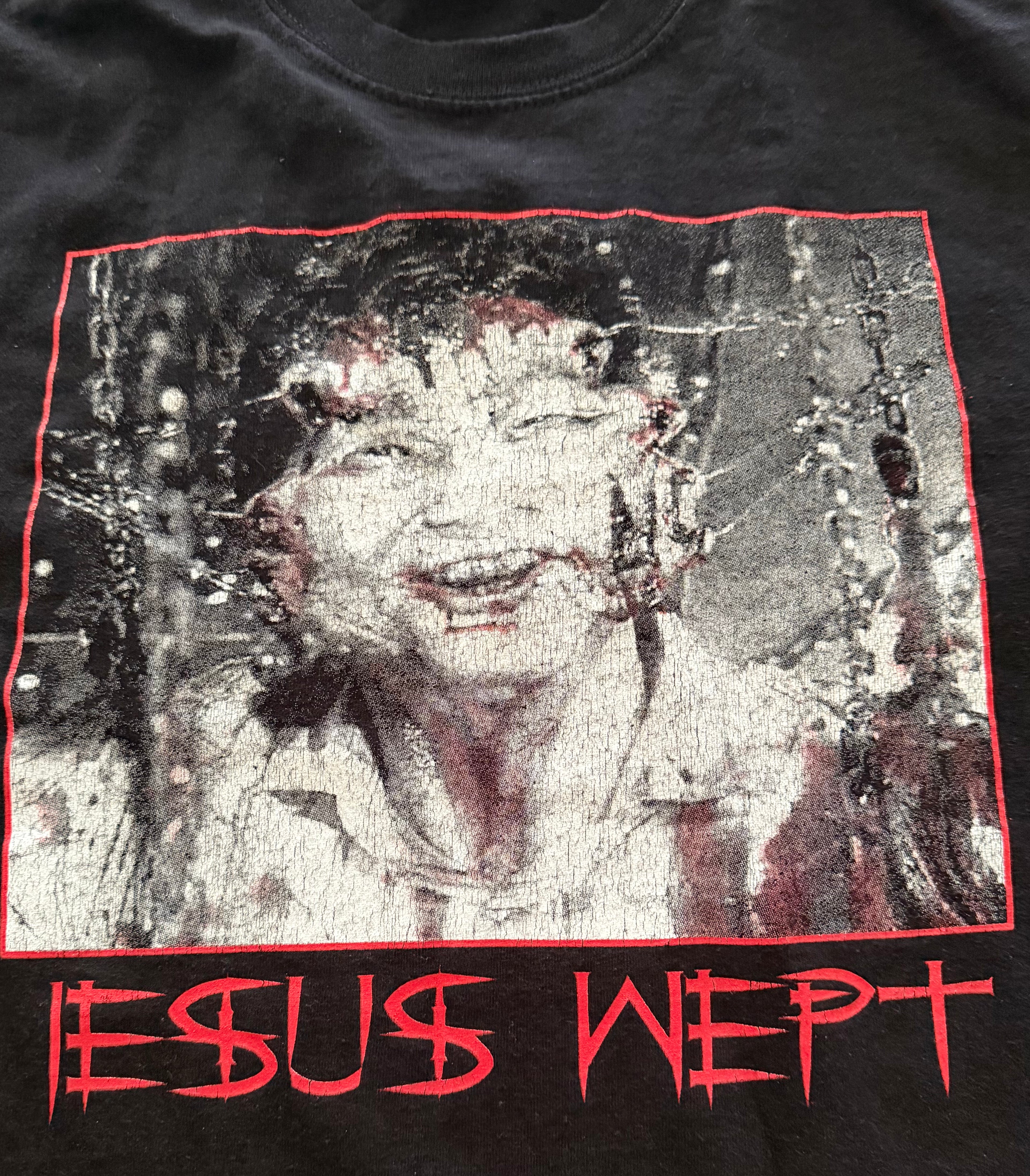Vintage Hellraiser Jesus Wept 90s T-Shirt