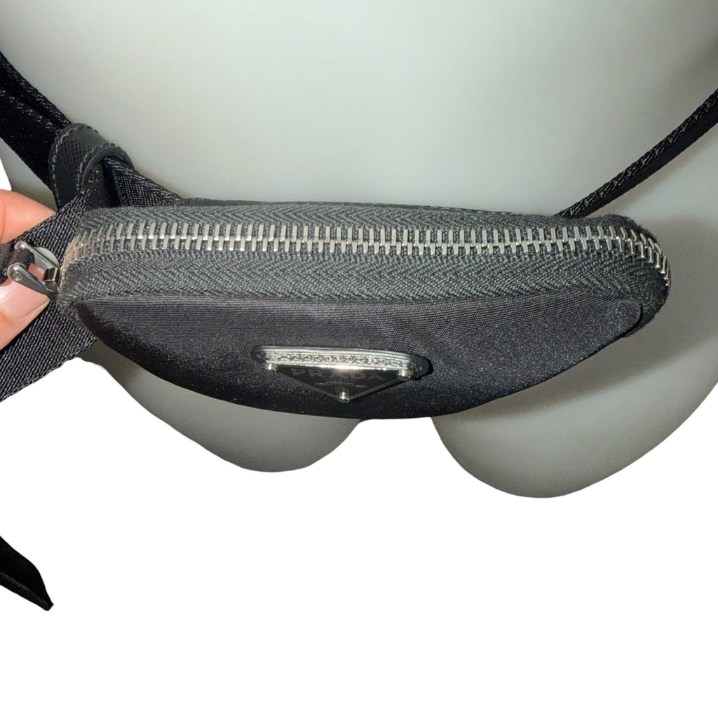 Prada Re-Nylon Triangle Pouch Belt Bag  (Like New with Box)