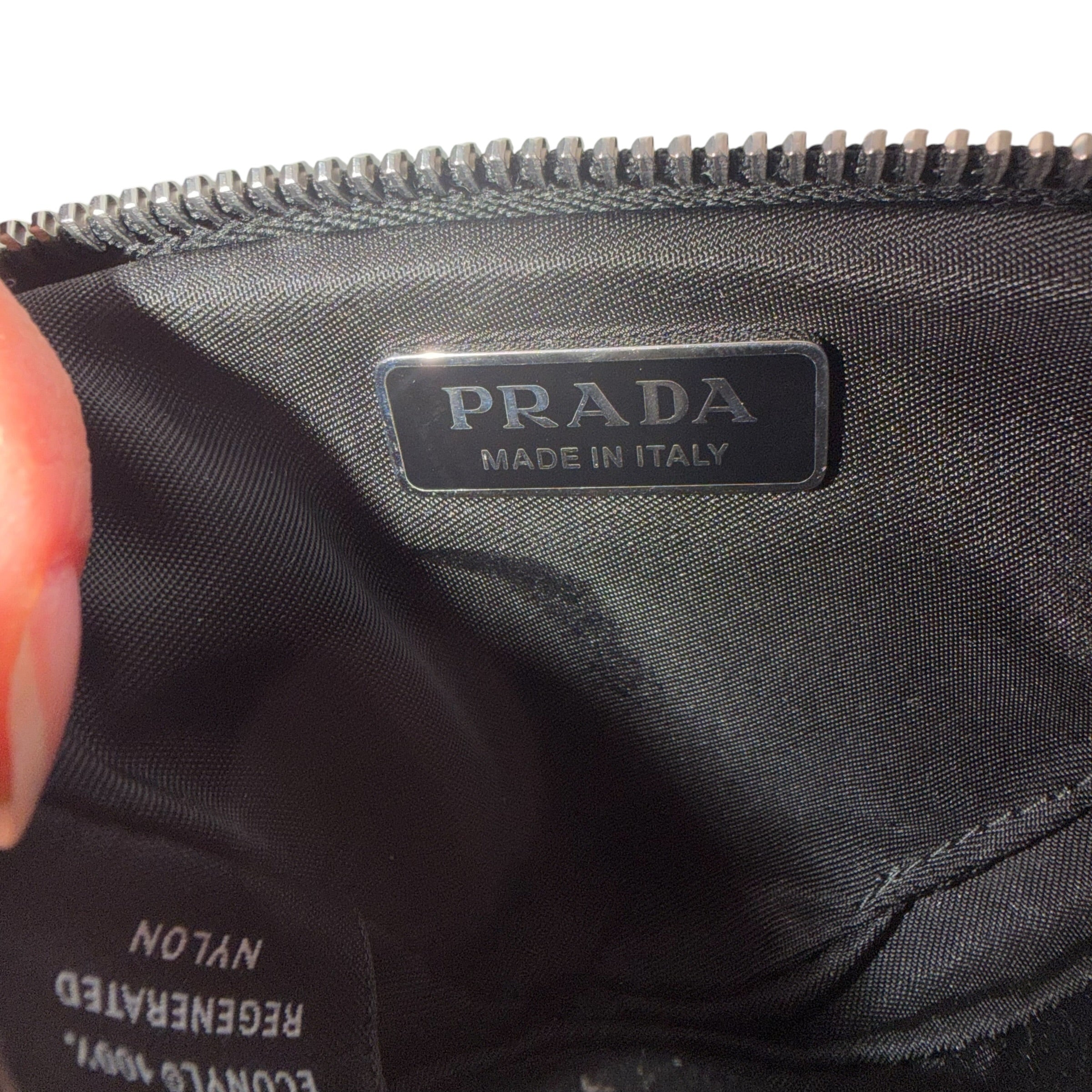 Prada Re-Nylon Triangle Pouch Belt Bag  (Like New with Box)