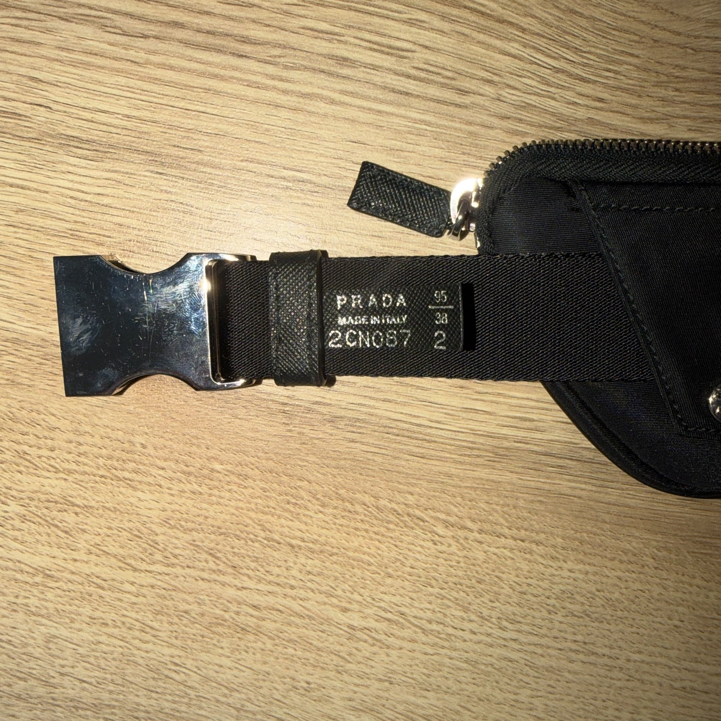 Prada Re-Nylon Triangle Pouch Belt Bag  (Like New with Box)