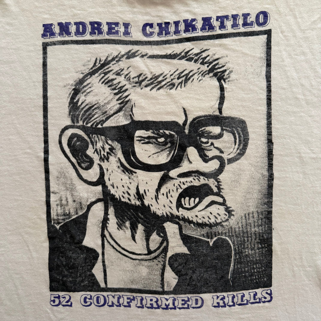 Vintage Andrei Chikatilo 'The Butcher of Rostov' Serial Killer 90s T-Shirt