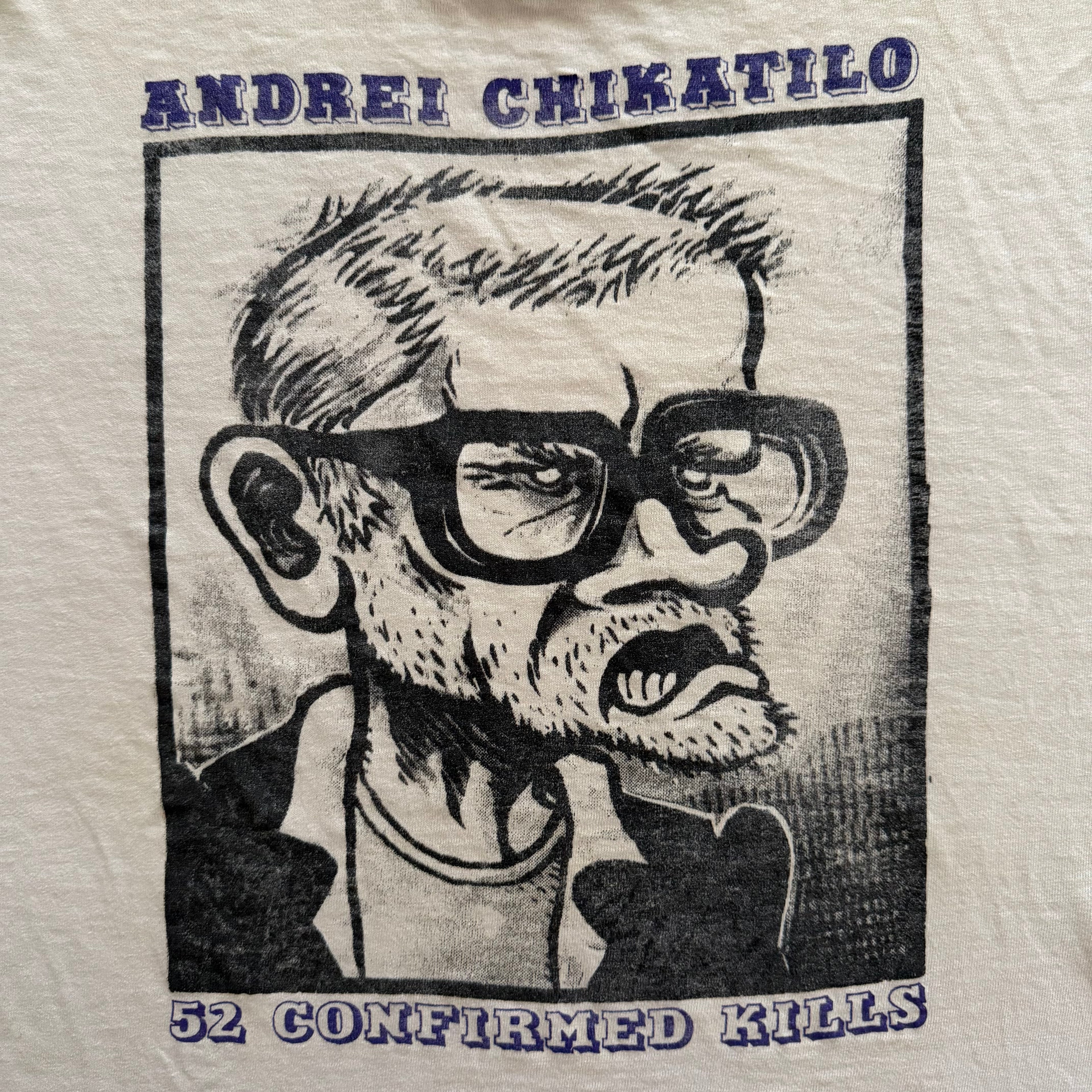 Vintage Andrei Chikatilo 'The Butcher of Rostov' Serial Killer 90s T-Shirt