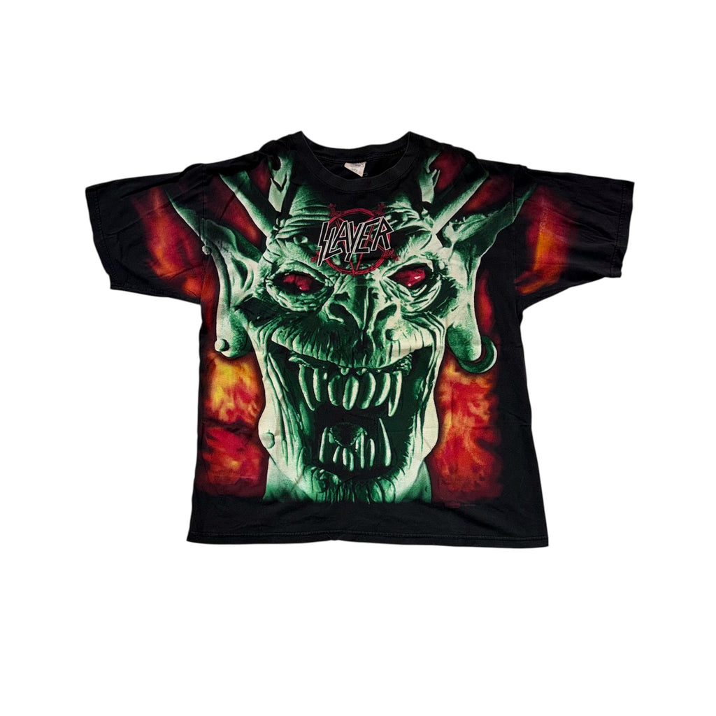 Vintage 90's Slayer All Over Print T-Shirt