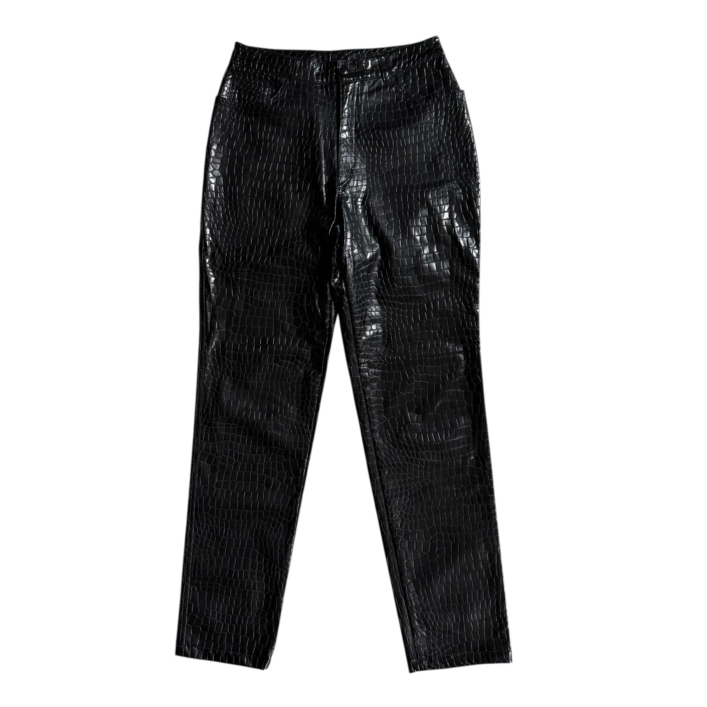 YVES SAINT LAURENT VINTAGE VINYL PANTS
