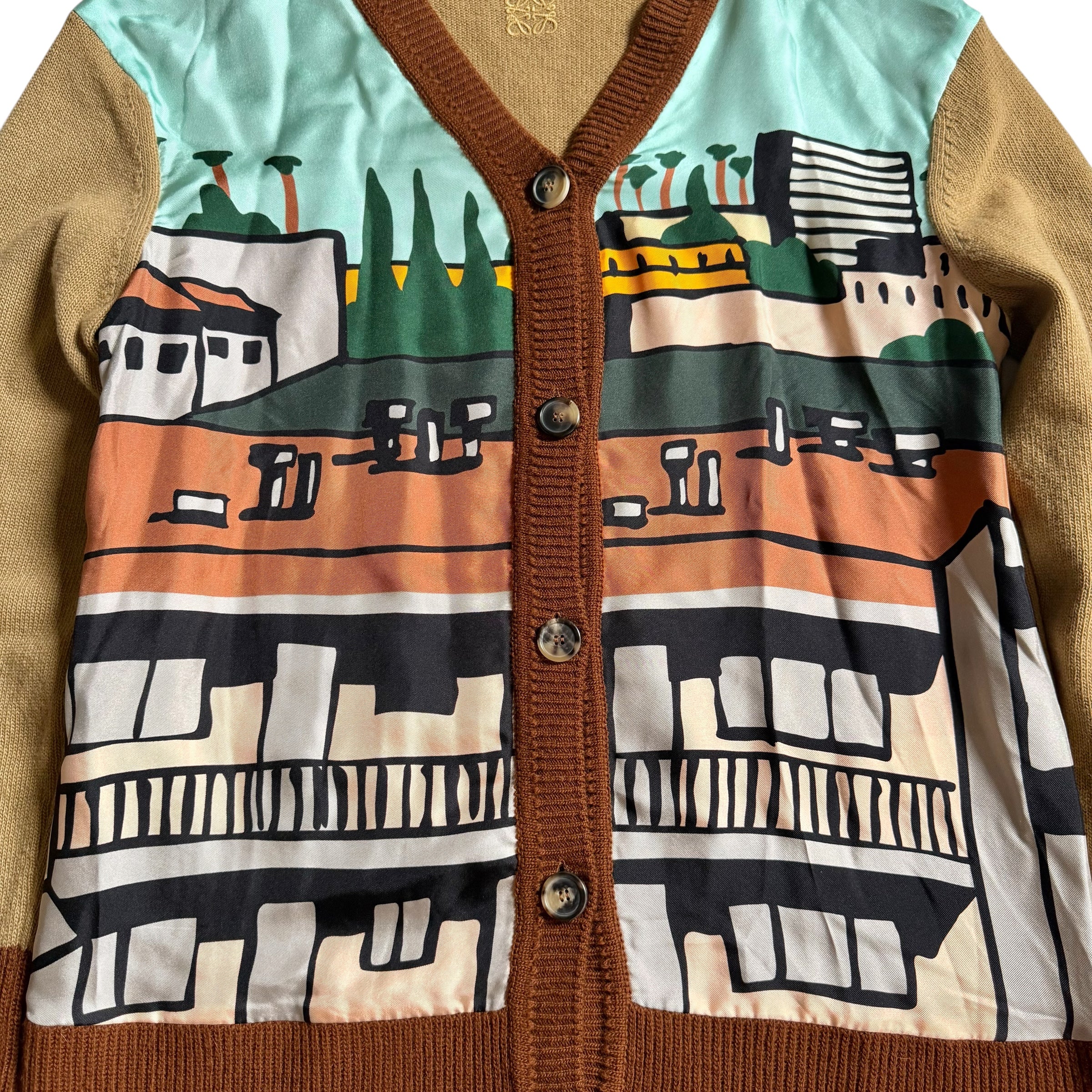 LOEWE PRINTED CARDIGAN