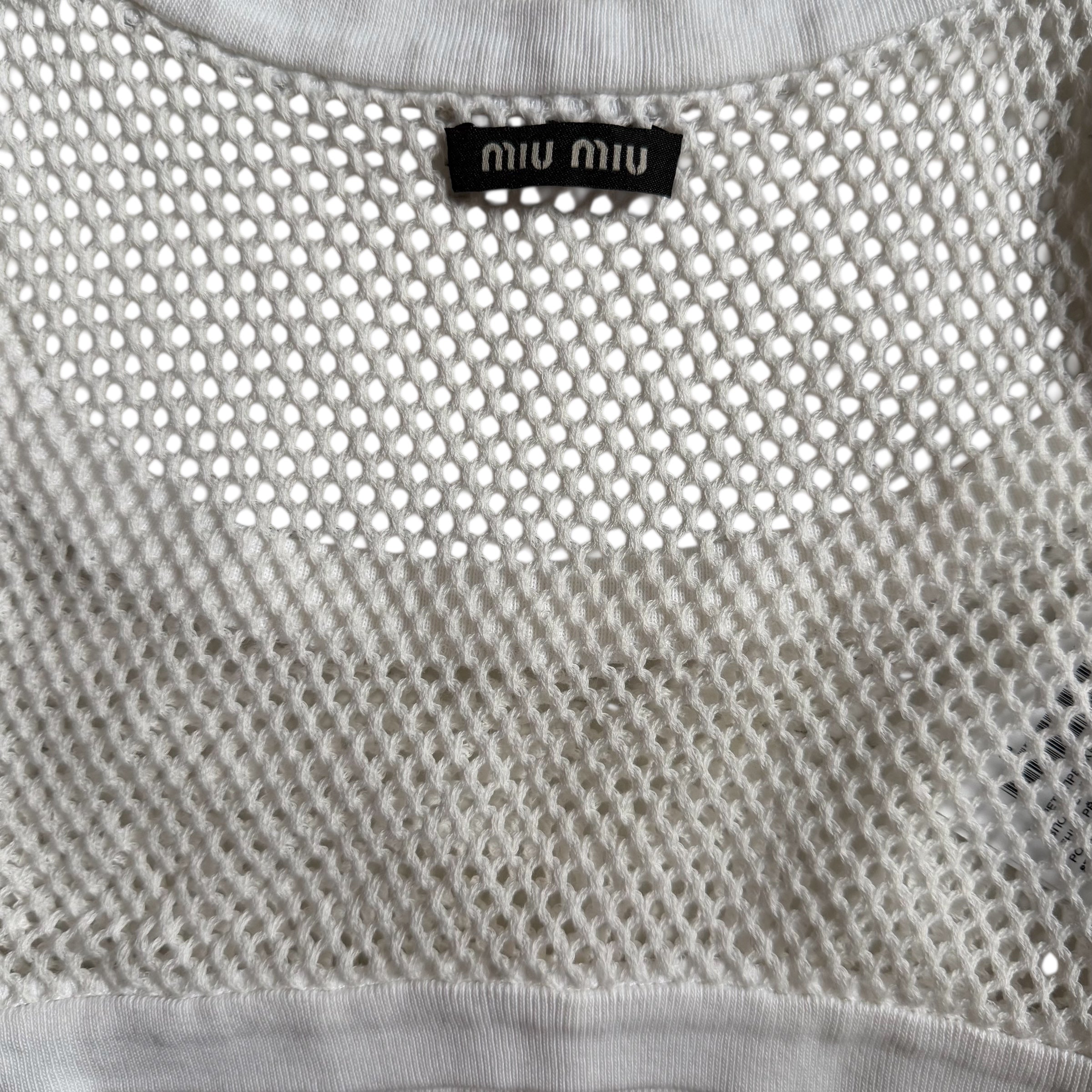MIU MIU CROP TOP