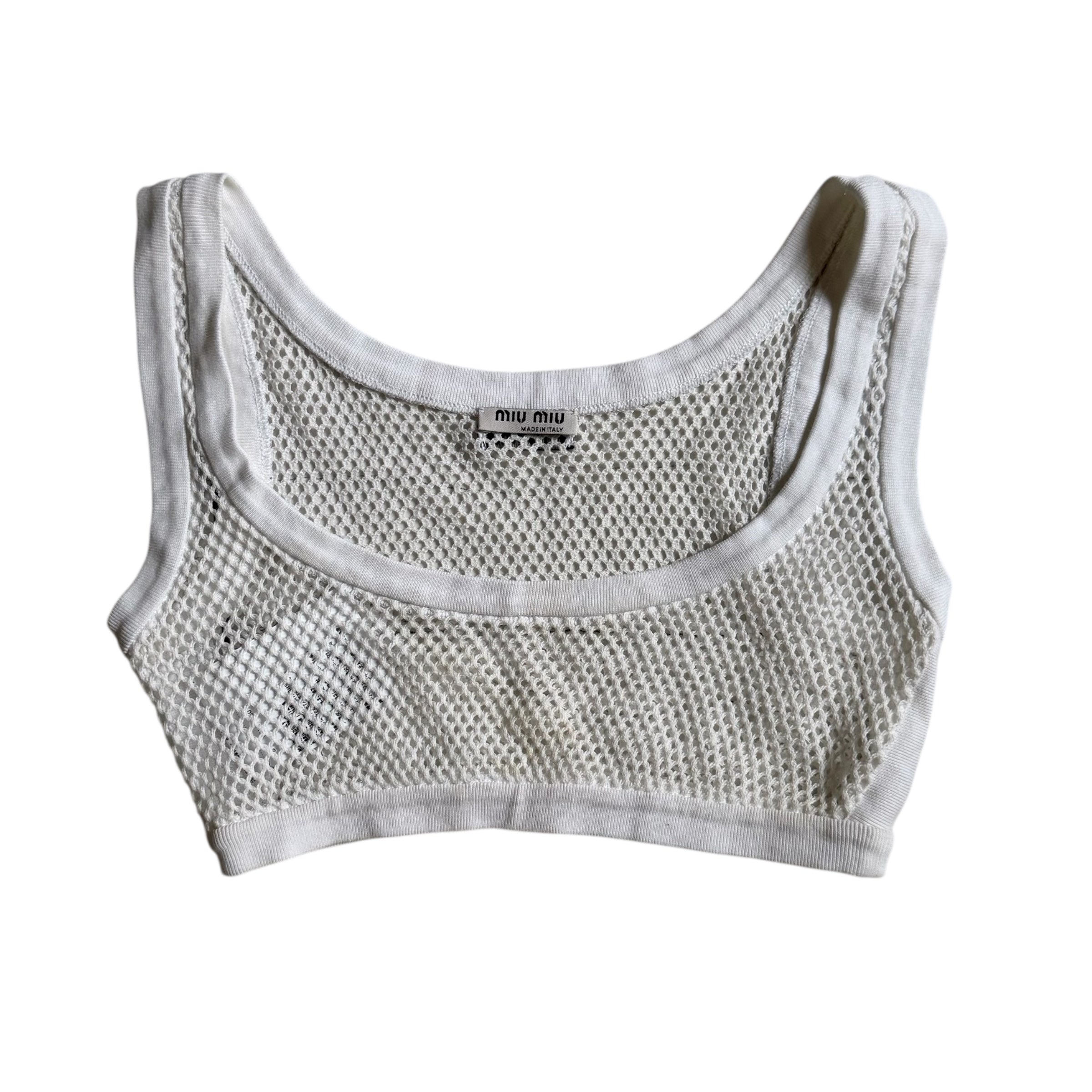 MIU MIU CROP TOP