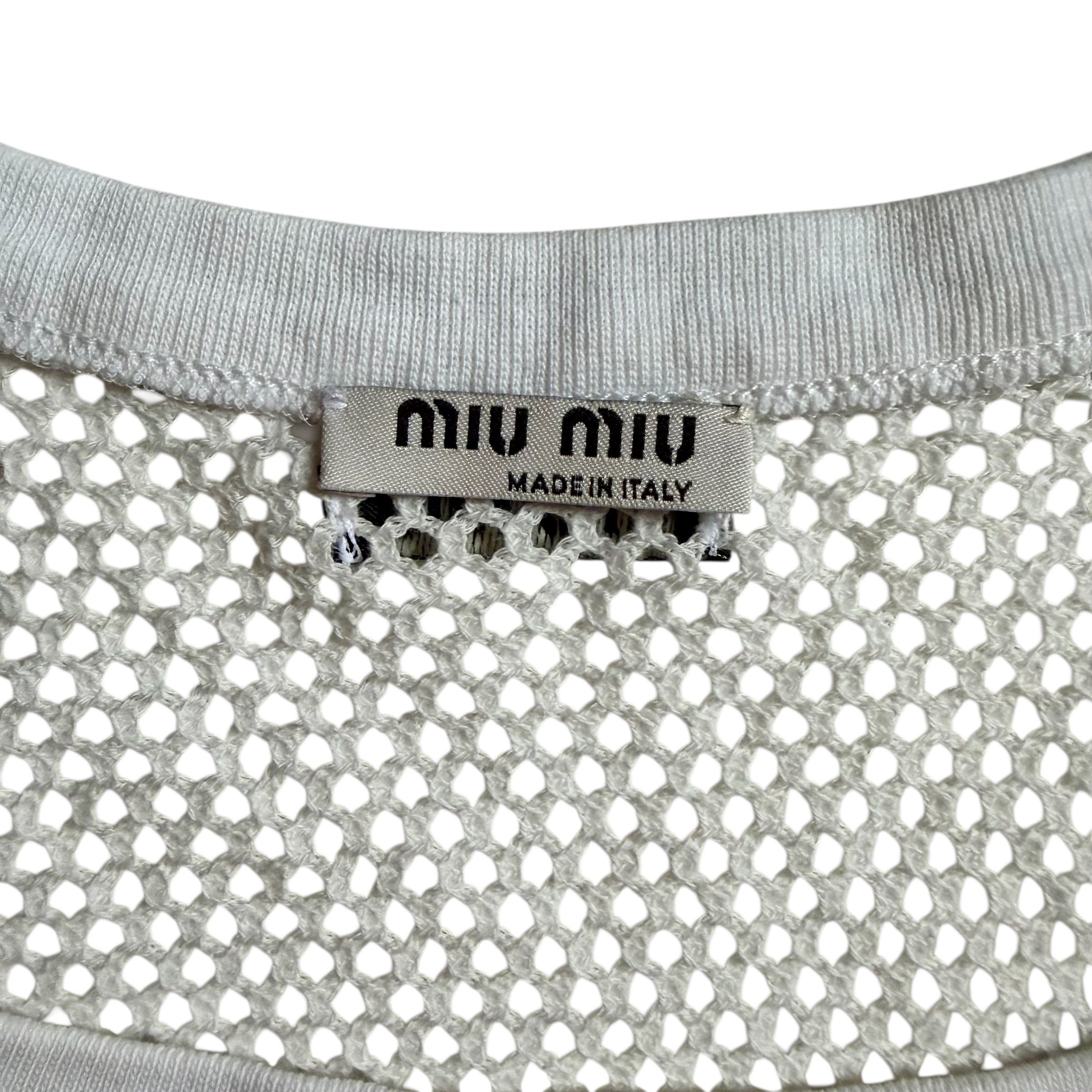 MIU MIU CROP TOP