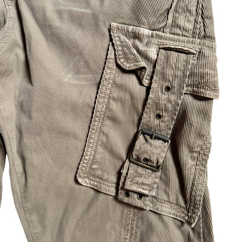 JUST CAVALLI X ROBERTO CAVALLI 2006 VELVET CARGO PANTS