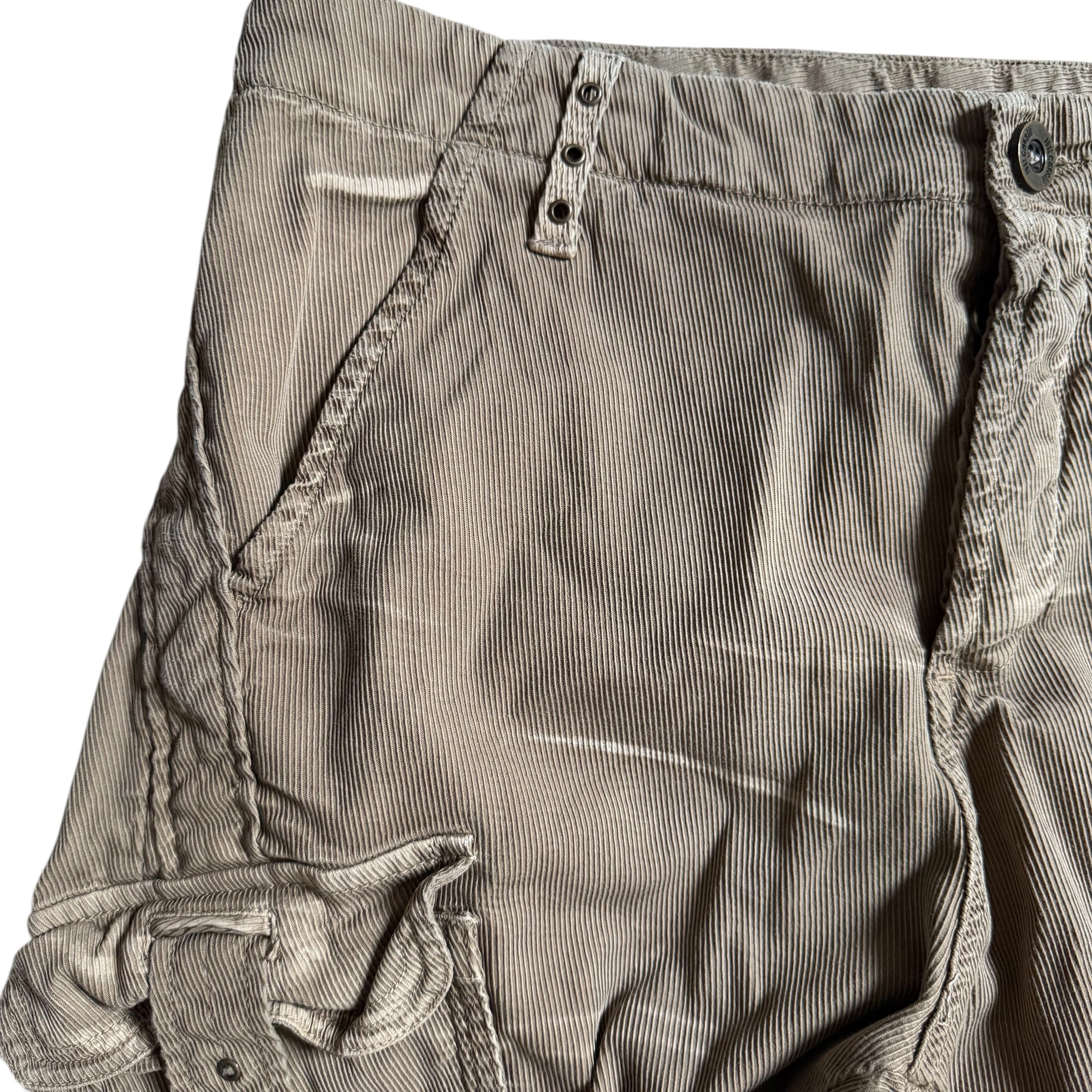 JUST CAVALLI X ROBERTO CAVALLI 2006 VELVET CARGO PANTS
