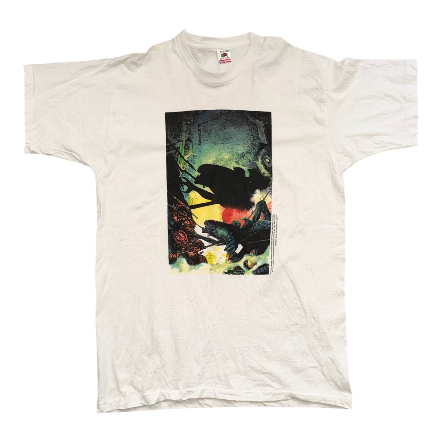 Vintage 90's Aliens vs Predator Movie T-Shirt
