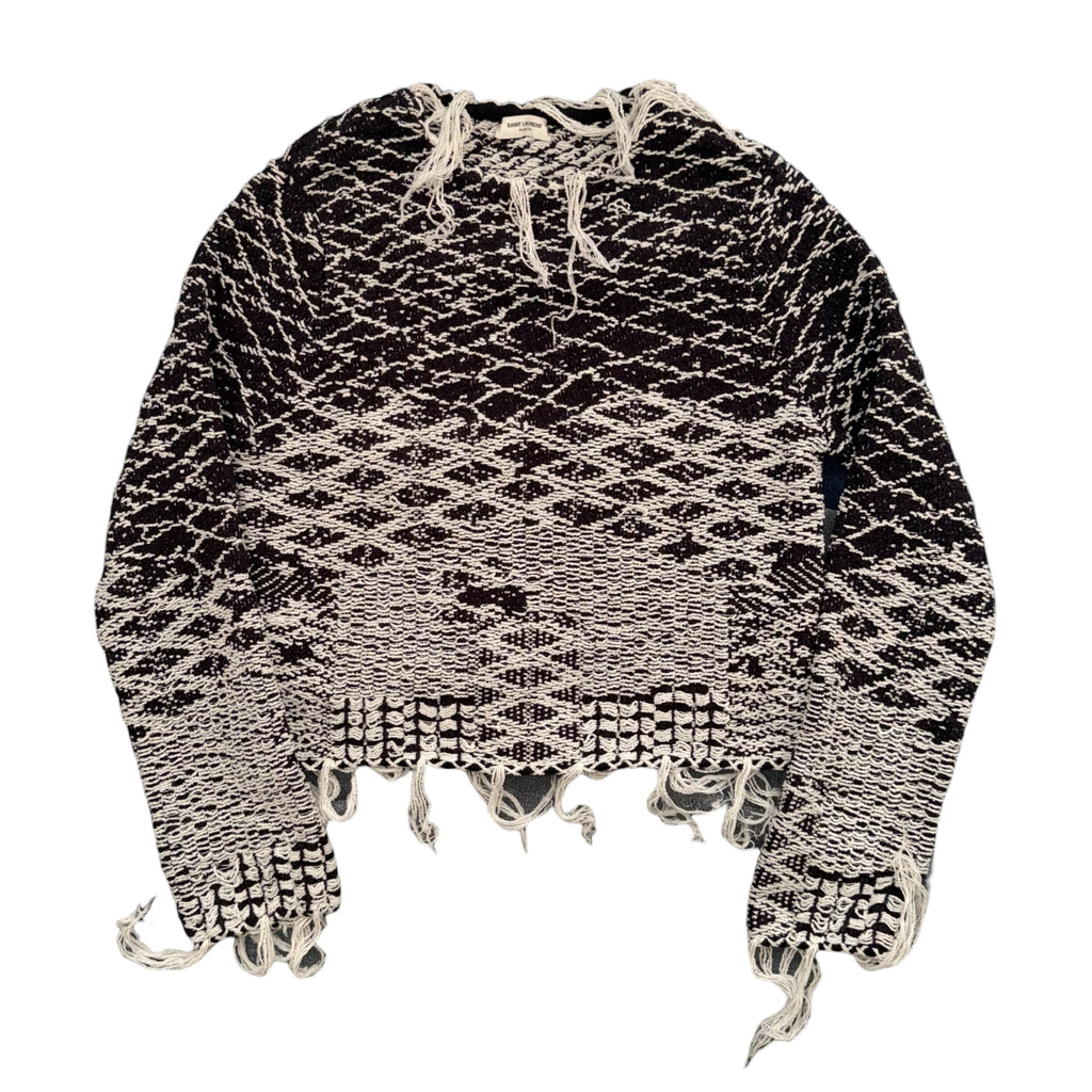 SAINT LAURENT CROP SWEATER