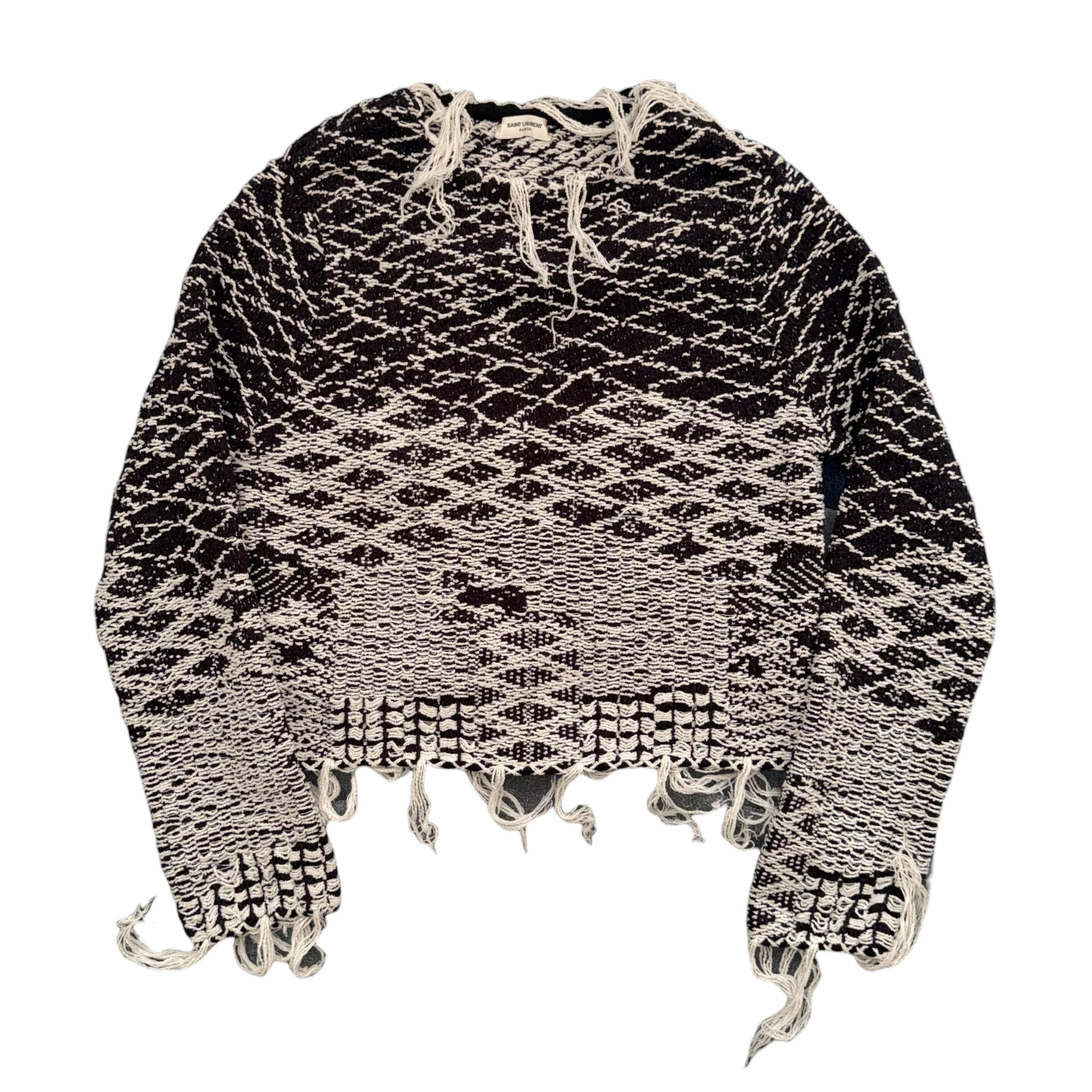 SAINT LAURENT CROP SWEATER