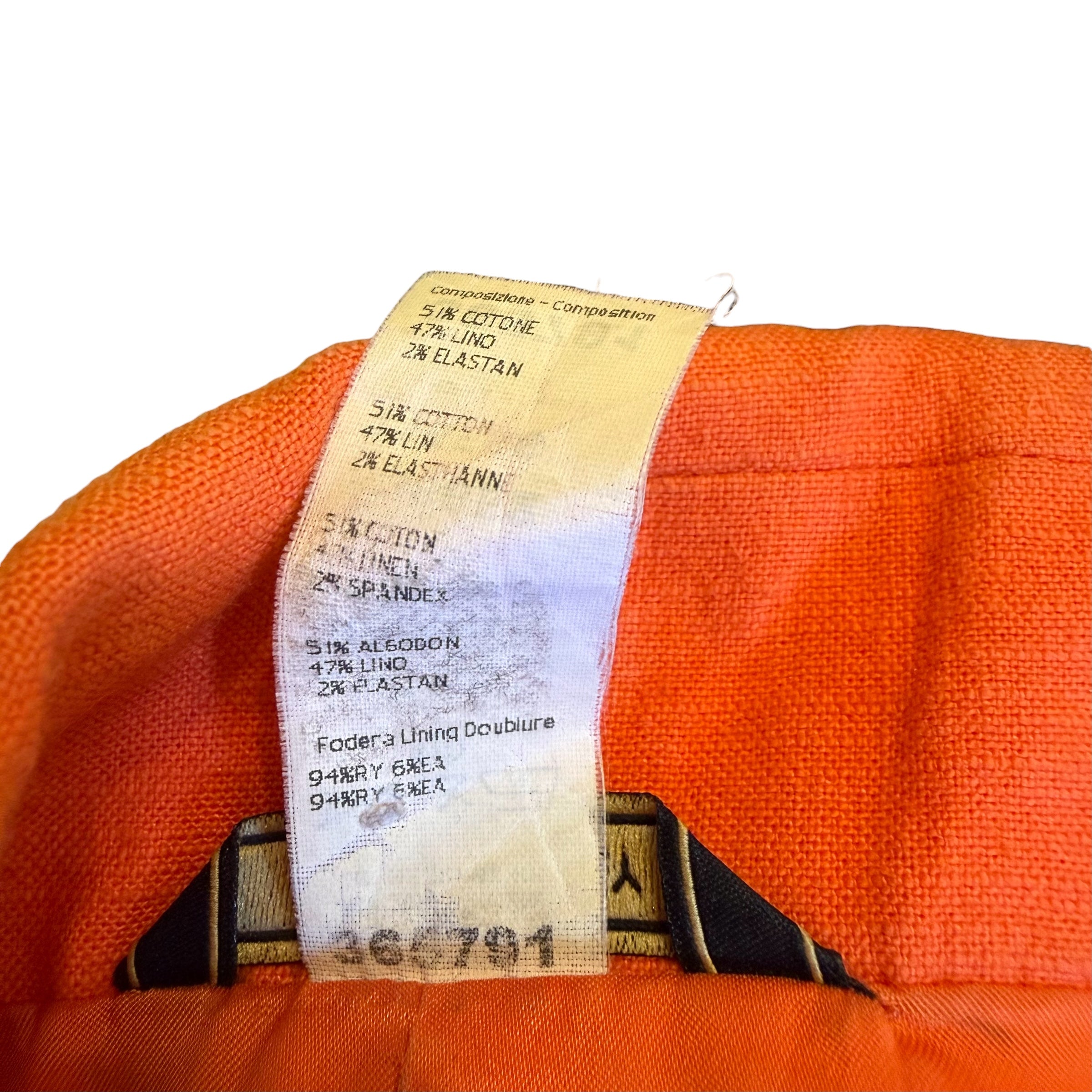 VERSACE VINTAGE BONDAGE JACKET