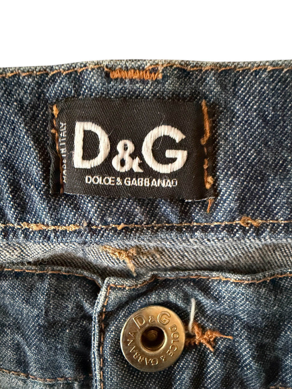 DOLCE & GABBANA PATCHWORK DENIM SKIRT