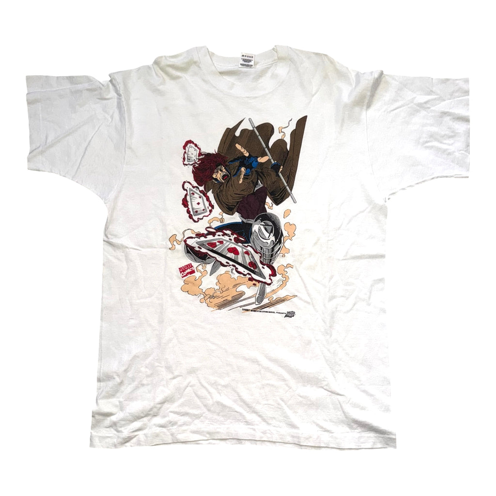 Vintage 90's Gambit Marvel Comic Images T-Shirt