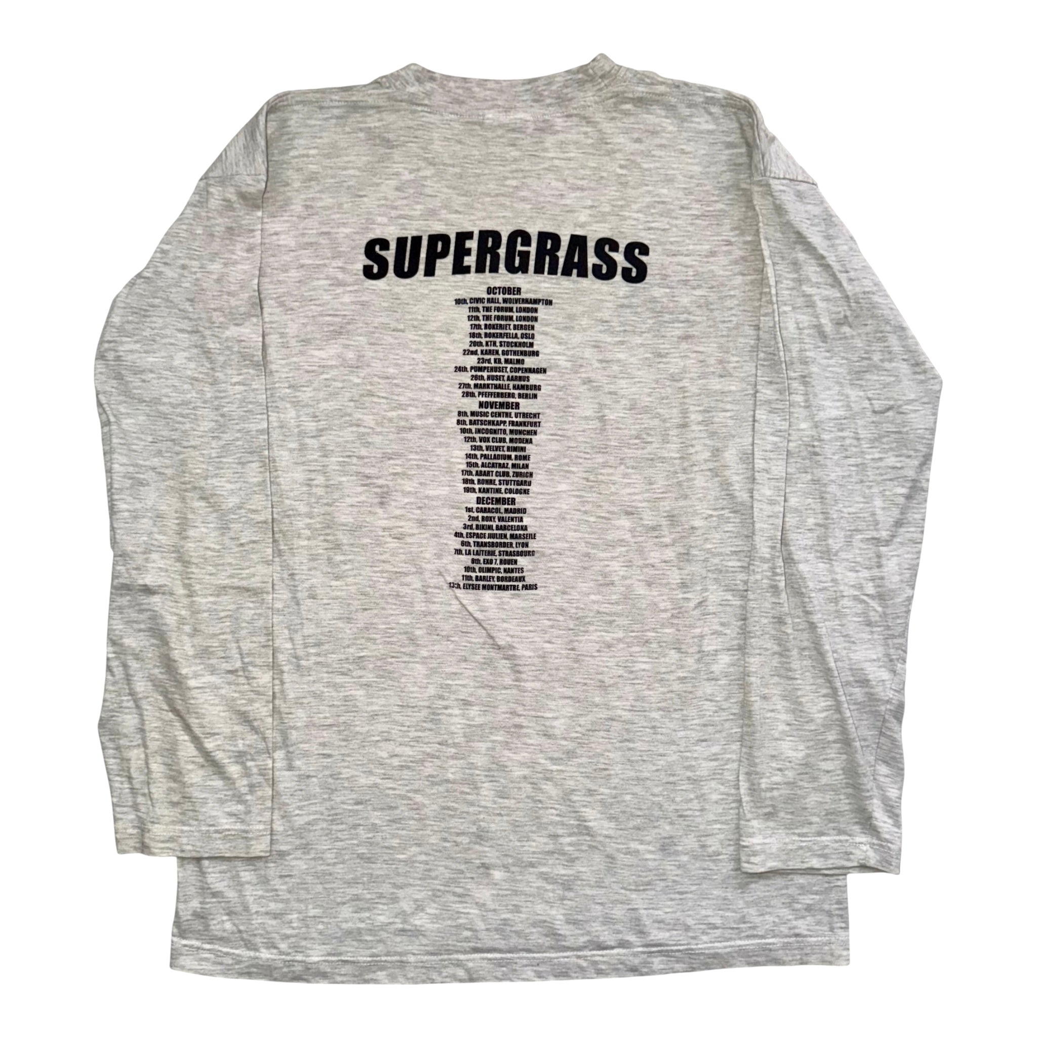 Vintage 90's Supergrass (signed) Longsleeve
