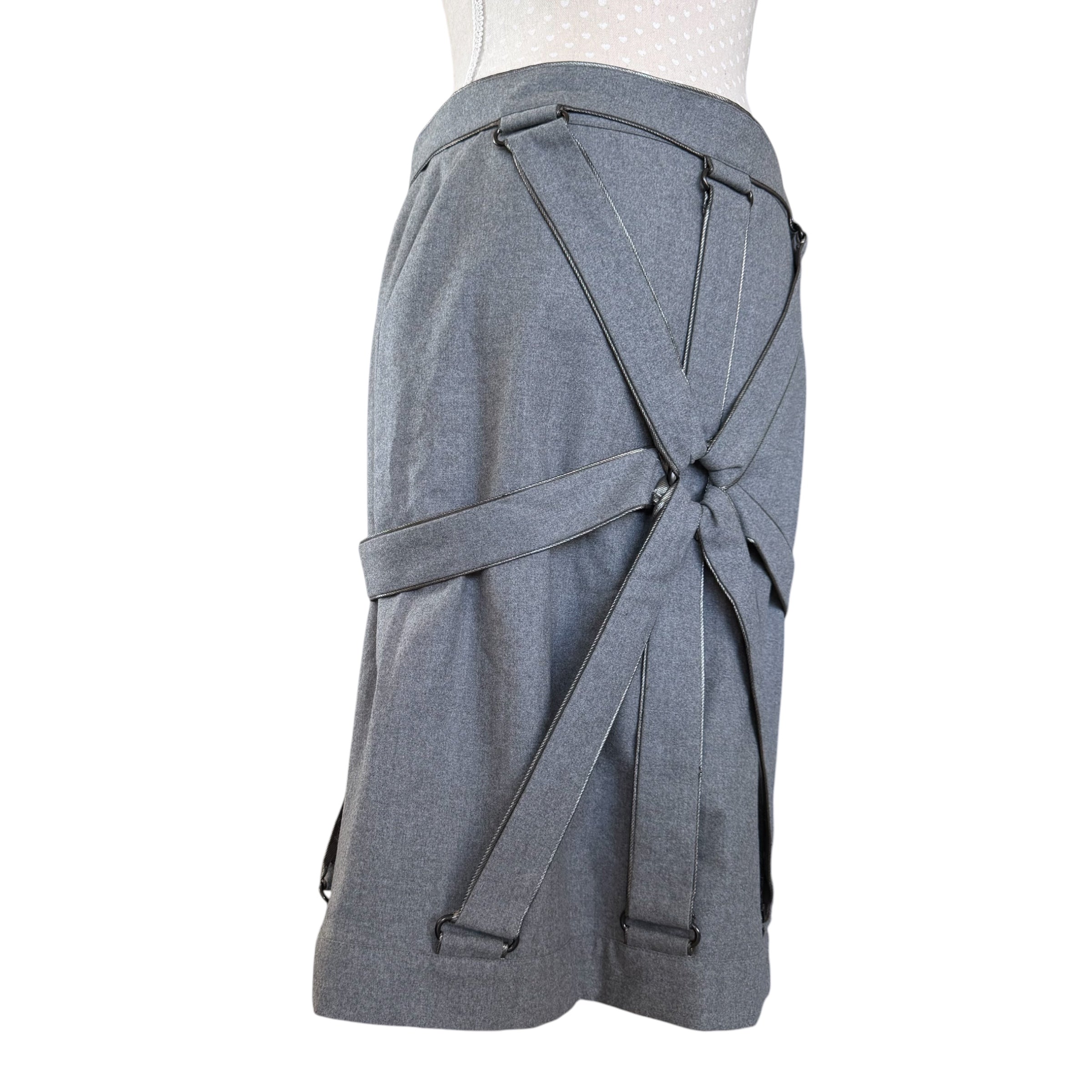 JEAN PAUL GAULTIER VINTAGE BONDAGE SKIRT