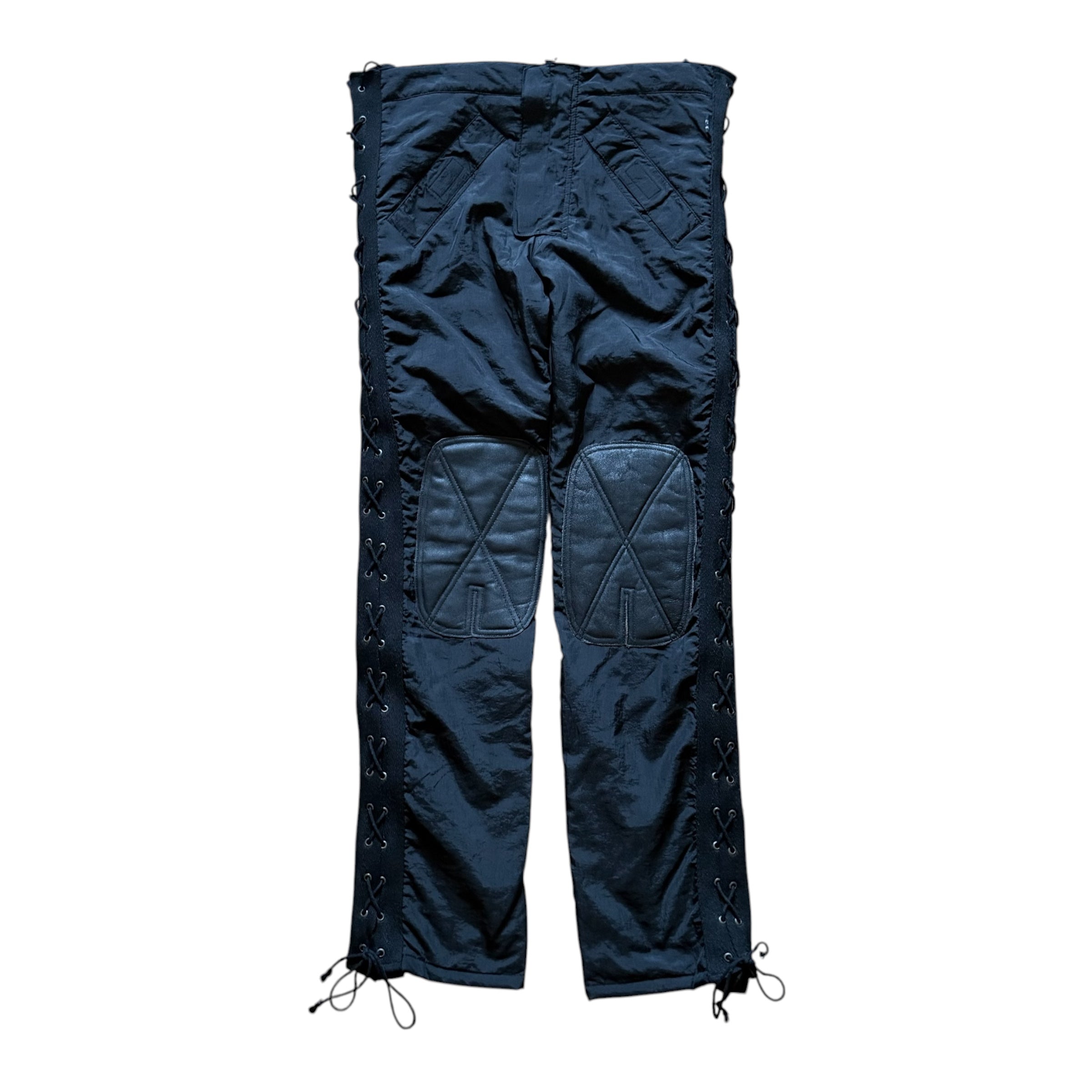 JEAN PAUL GAULTIER VINTAGE NYLON PANTS WITH FANNY PACK