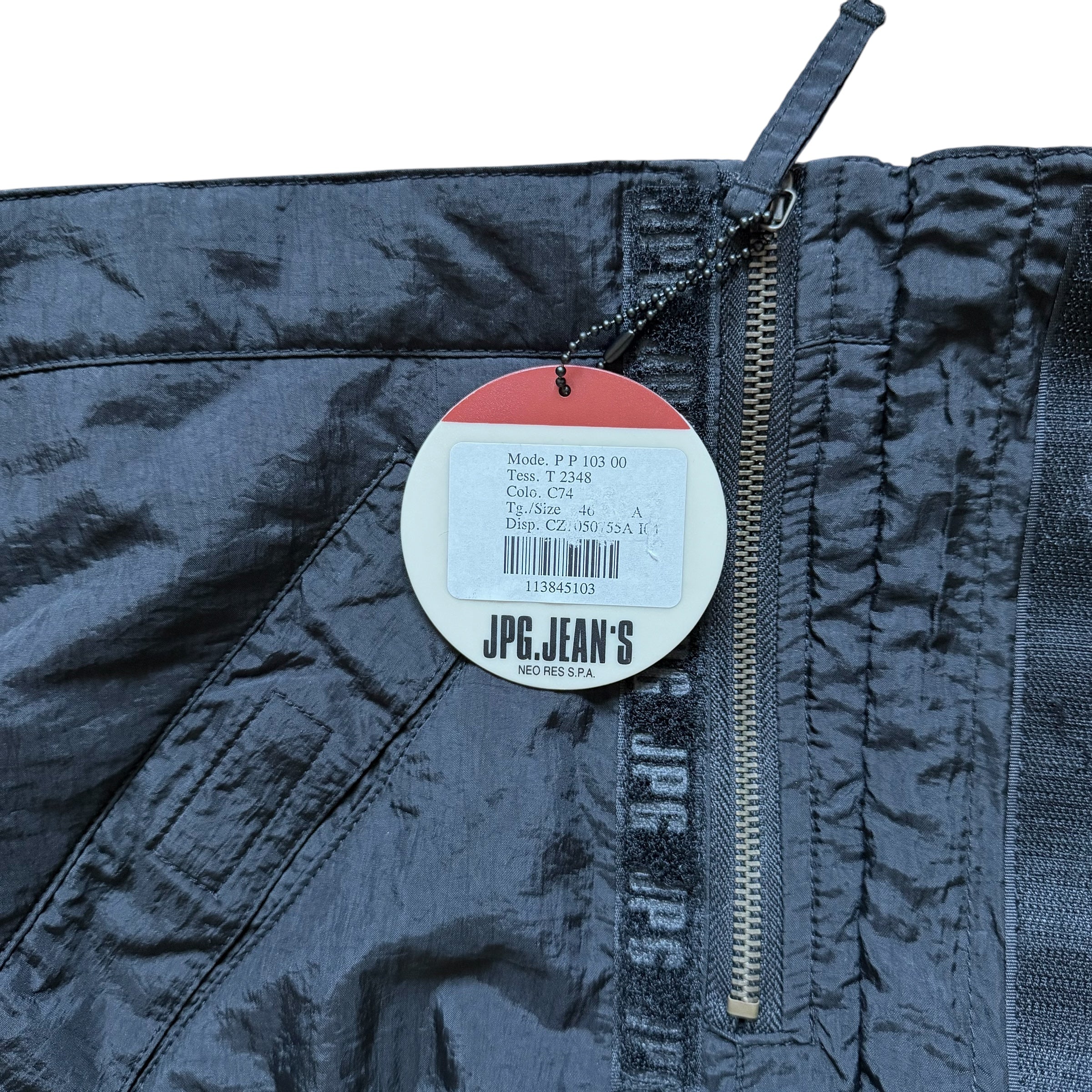 JEAN PAUL GAULTIER VINTAGE NYLON PANTS WITH FANNY PACK