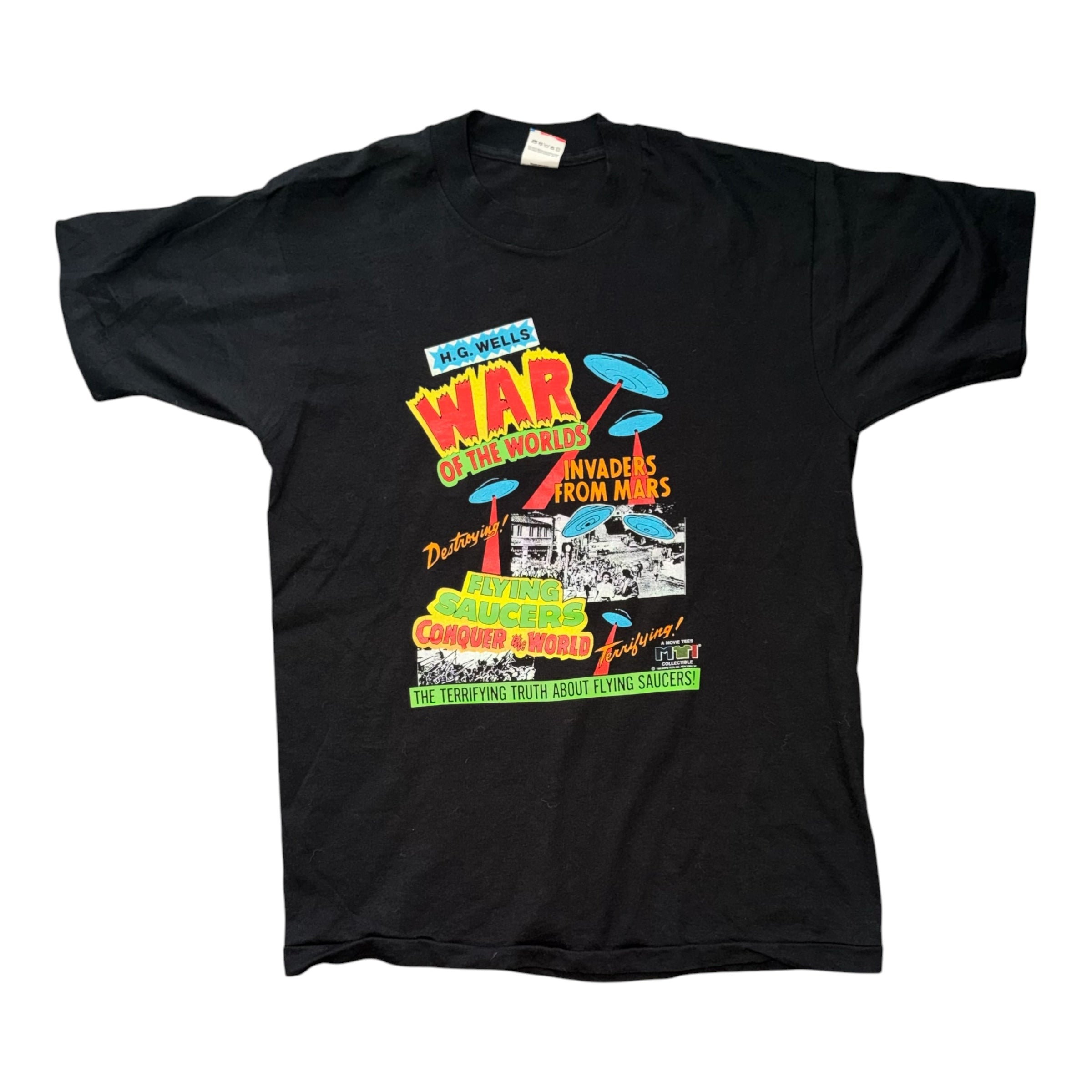 Vintage H.G. Wells War of the Worlds 80's T-Shirt