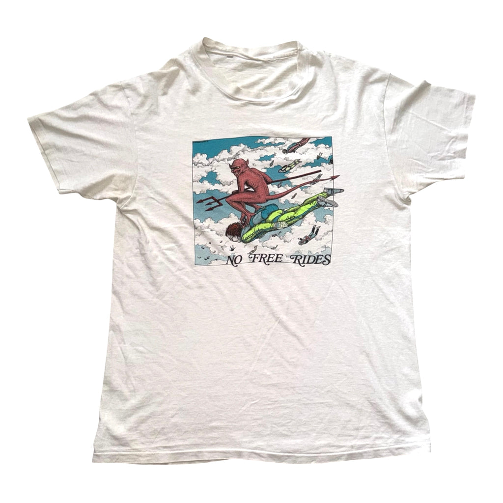 Vintage No Free Rides 80's T-Shirt