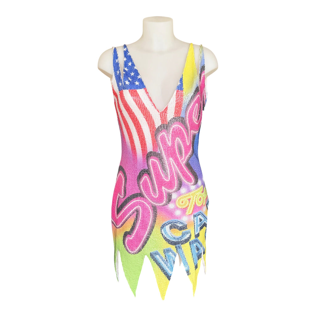 MOSCHINO 2016 SUPER PRINTED DRESS