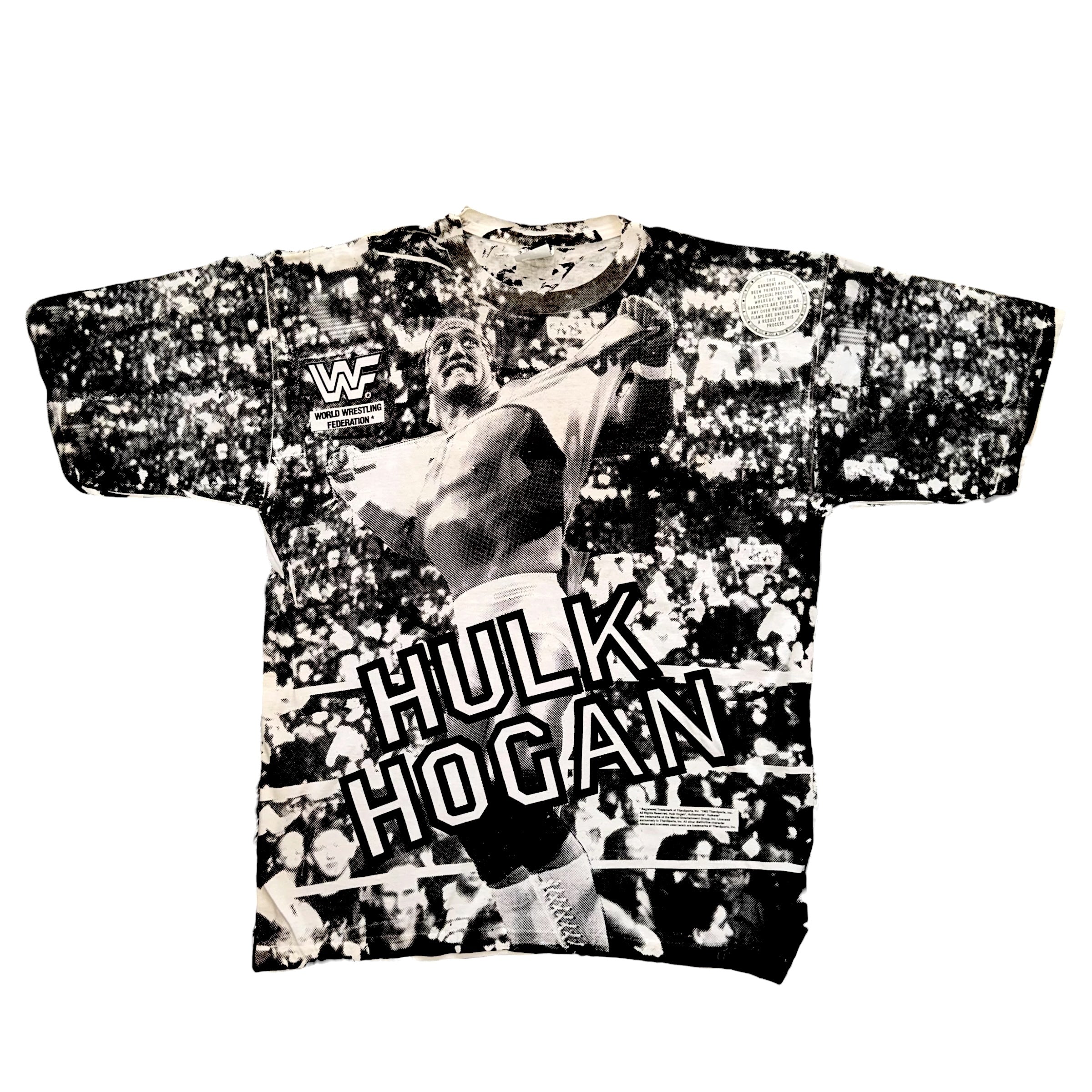 Vintage Hulk Hogan all over print 90's T-Shirt