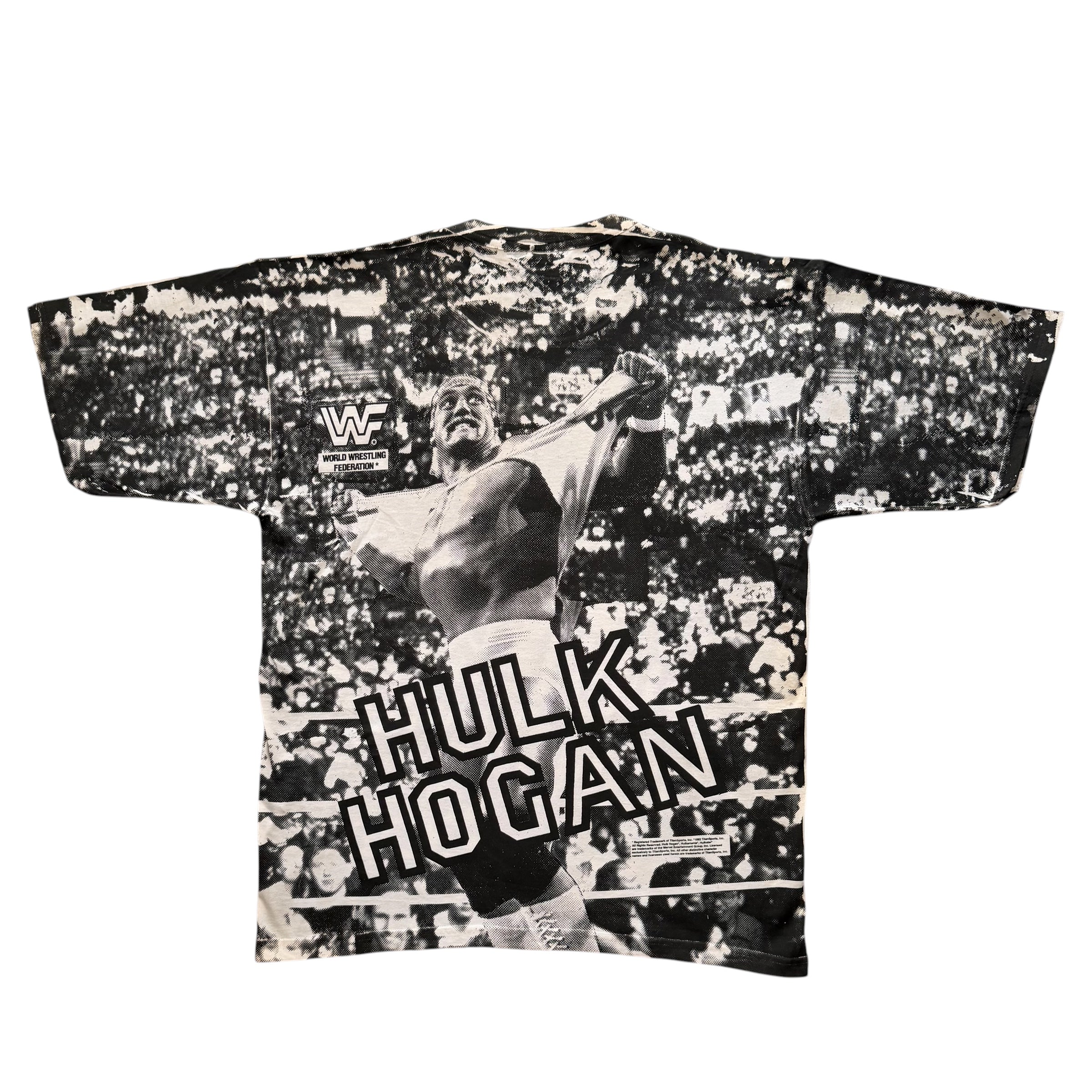Vintage Hulk Hogan all over print 90's T-Shirt