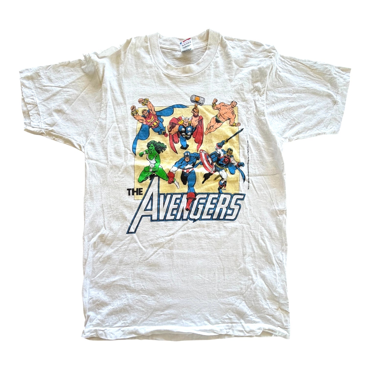 Vintage The Avengers Marvel 80s T-Shirt