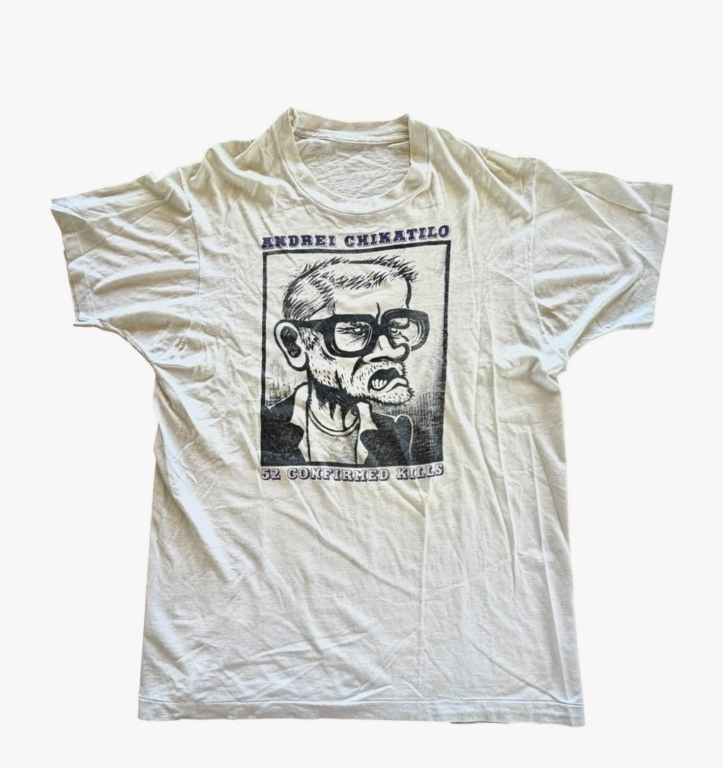 Vintage Andrei Chikatilo 'The Butcher of Rostov' Serial Killer 90s T-Shirt