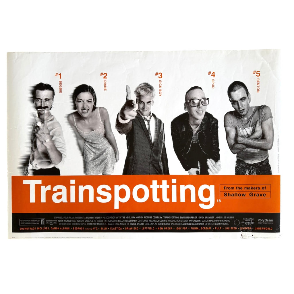 Vintage Trainspotting Movie Poster