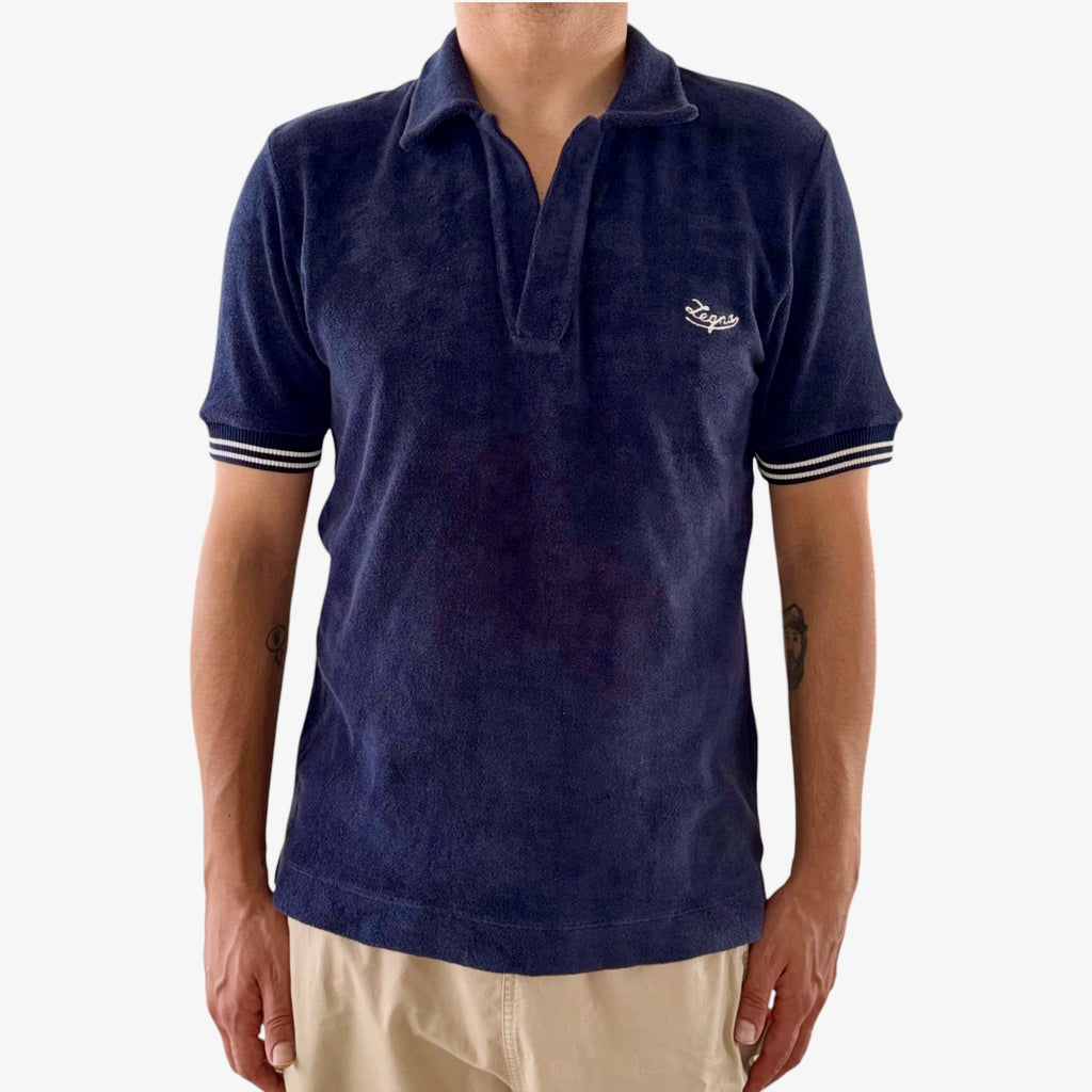 Ermenegildo Zegna Logo-Embroidered Polo Shirt