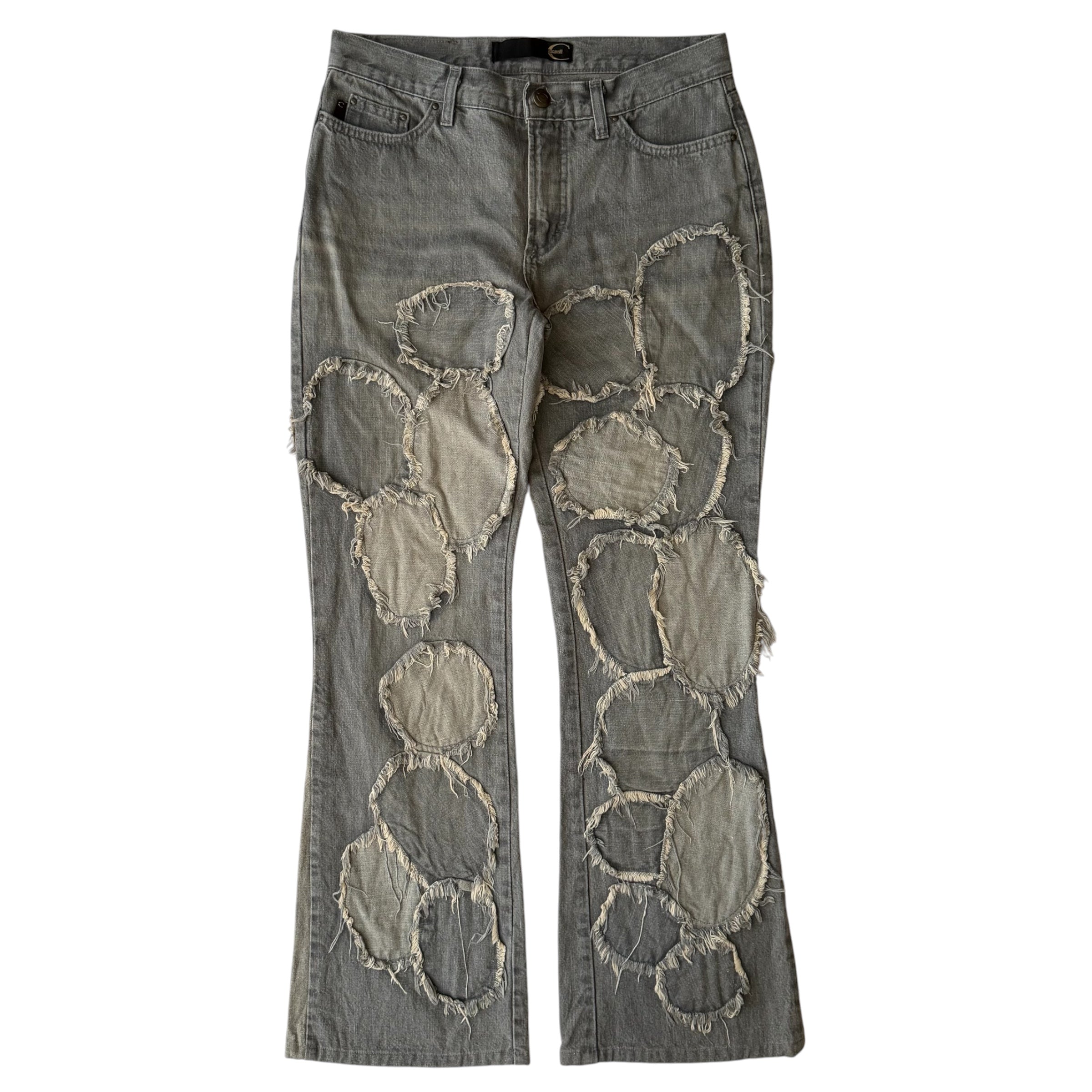 Just Cavalli x Roberto Cavalli Vintage Patchwork Circle Jeans