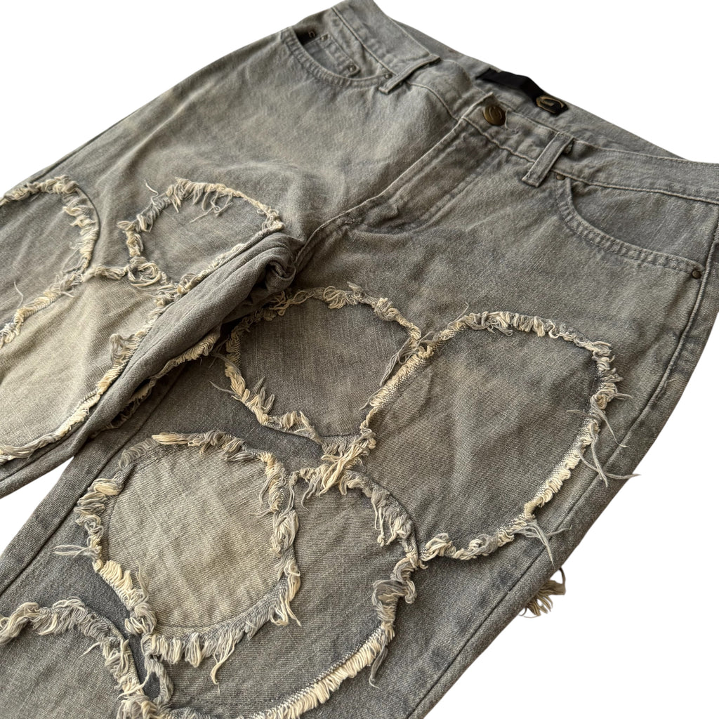 Just Cavalli x Roberto Cavalli Vintage Patchwork Circle Jeans